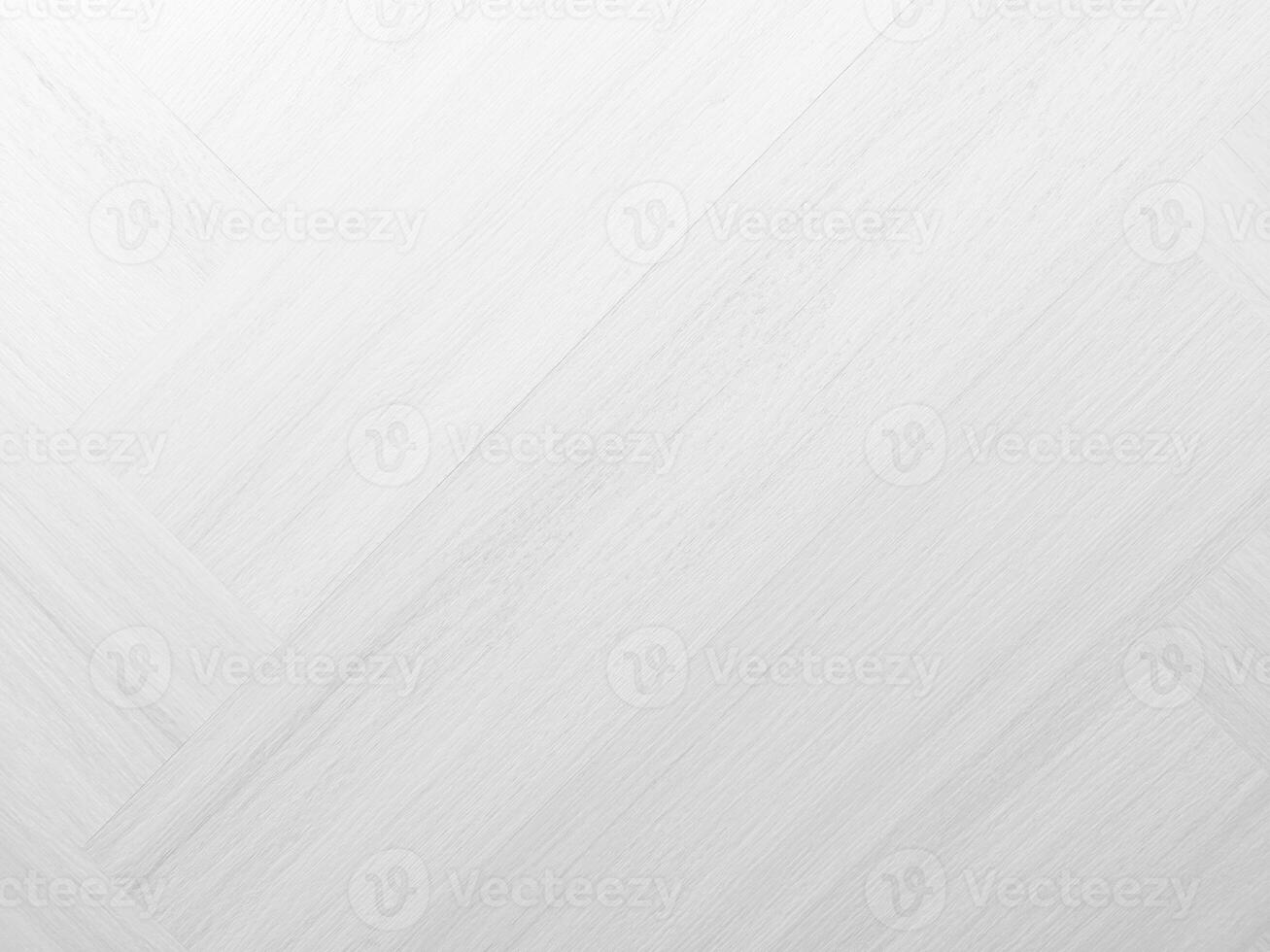 White SPC Wood Floor in a Herringbone Pattern for Background. photo