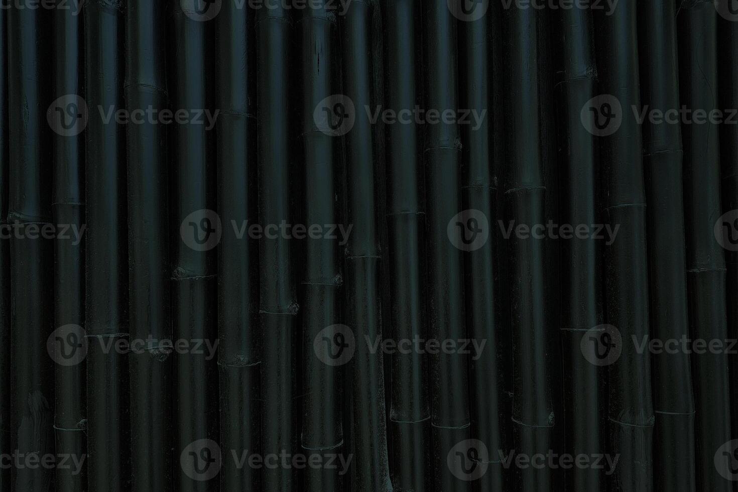 Dark Bamboo Fence for Background. photo
