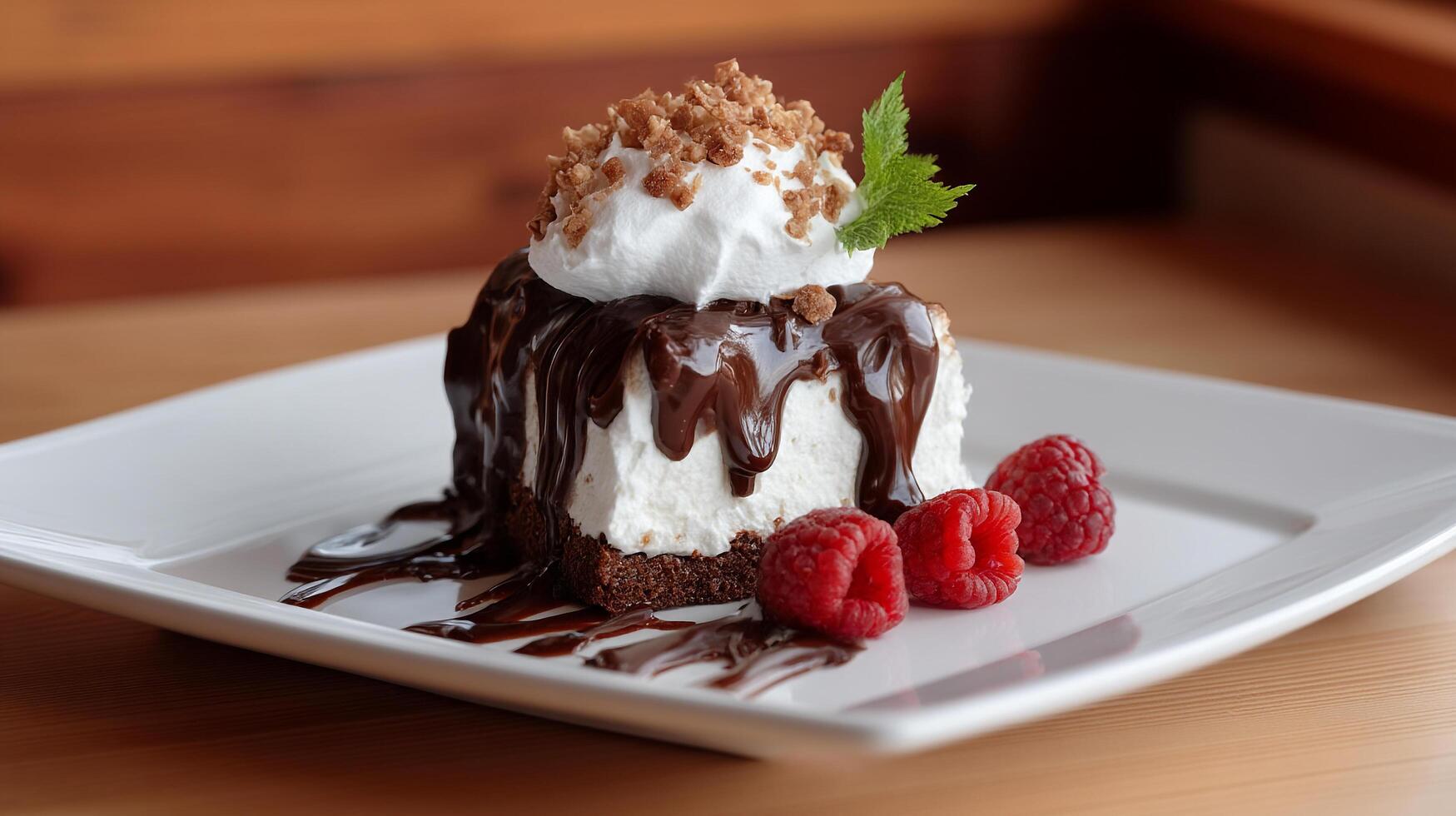 Dessert Image with Soft Natural Lighting, Dessert Photo