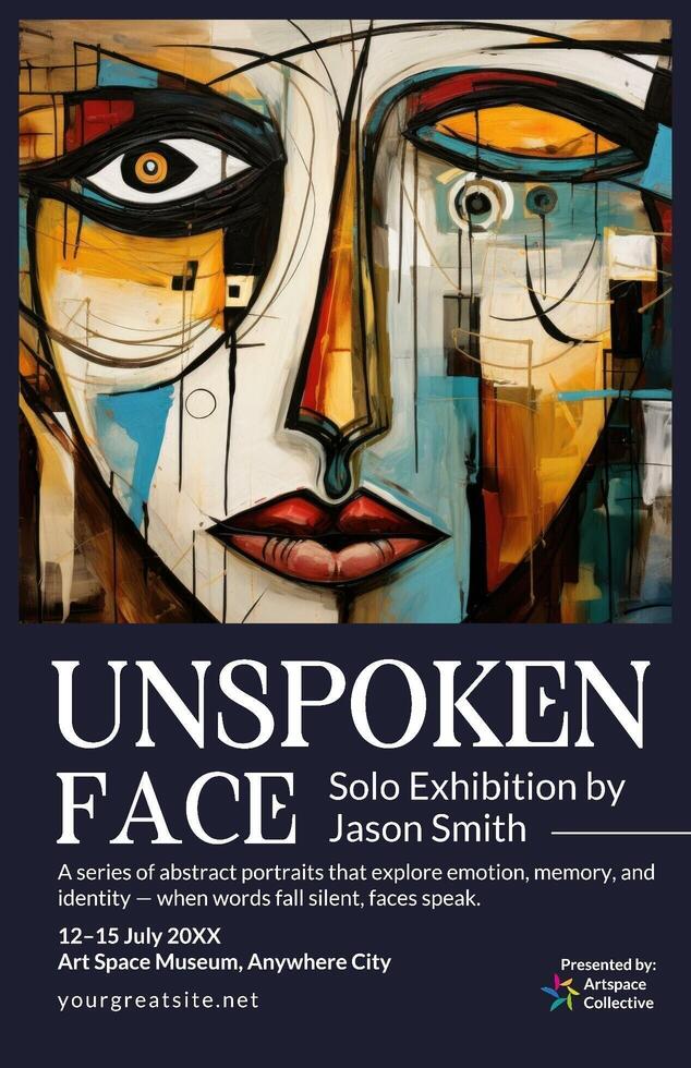 exhibition Poster template