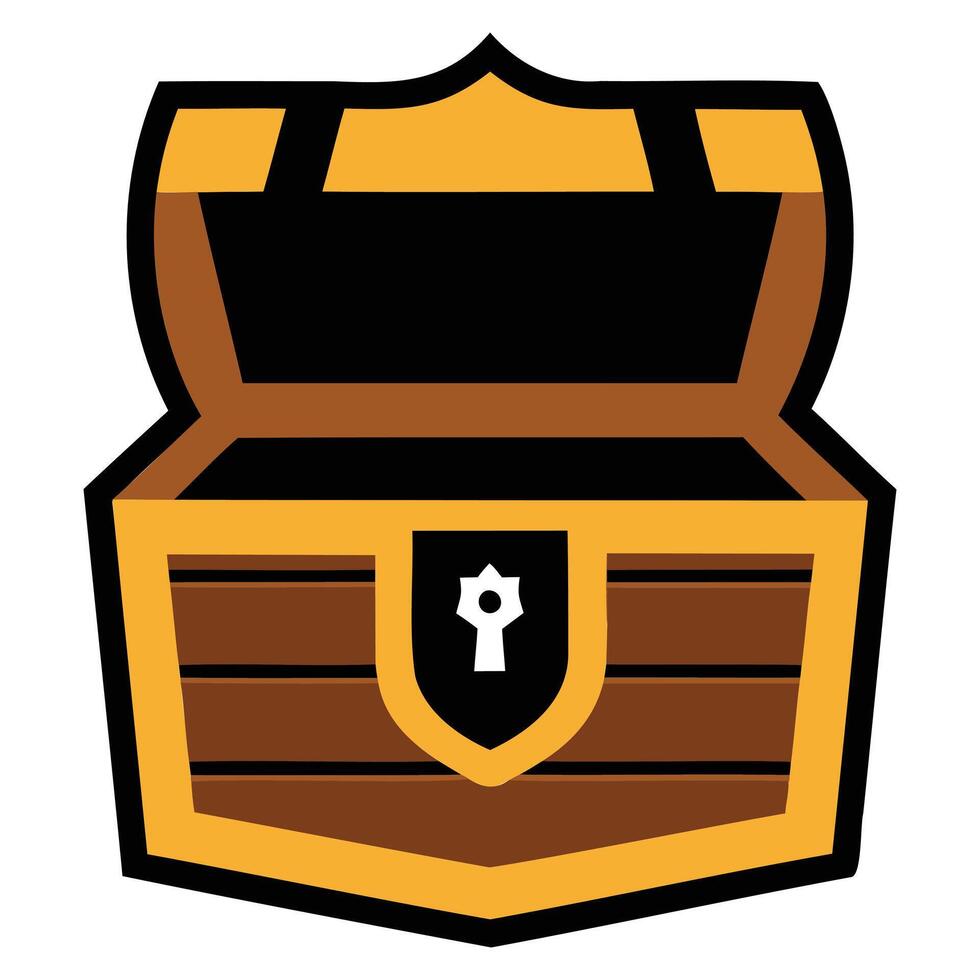 Vintage Treasure Chest Graphics vector