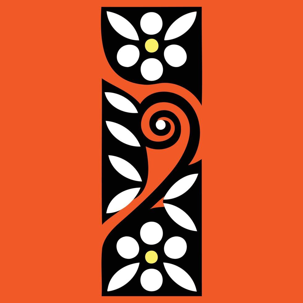 Vibrant Blossom Repeats vector