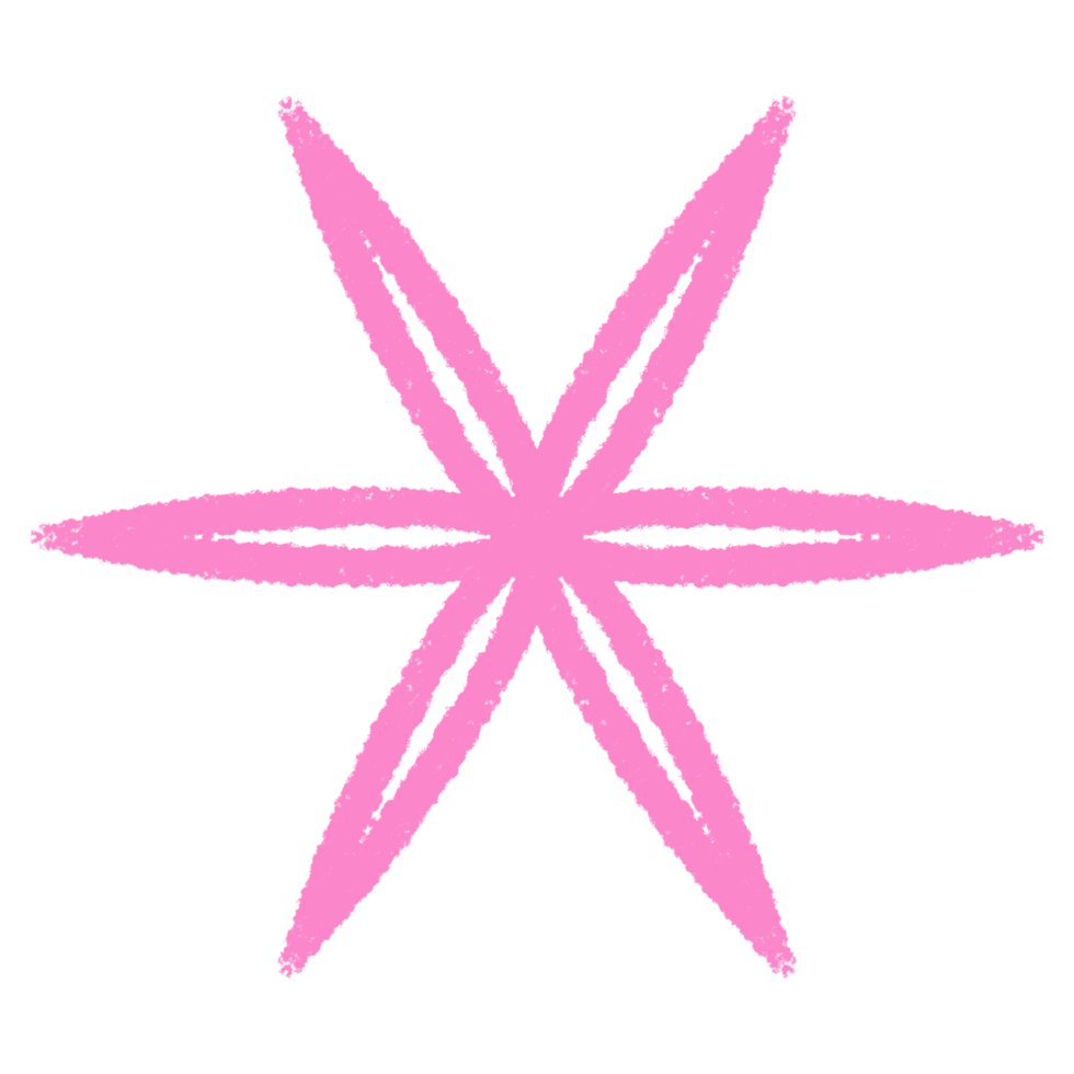 pink flower shape isolated png