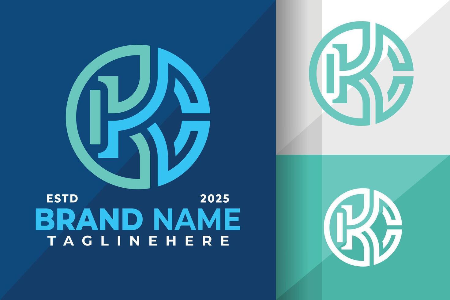 Initial Letter Kc or Ck Logo Icon Design Illustration vector