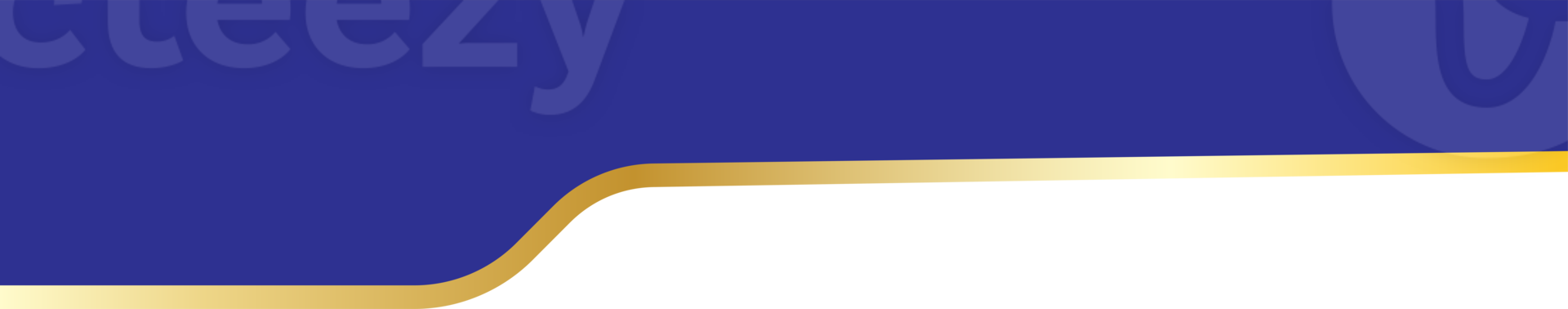 Modern Blue and Gold Graphic Header png