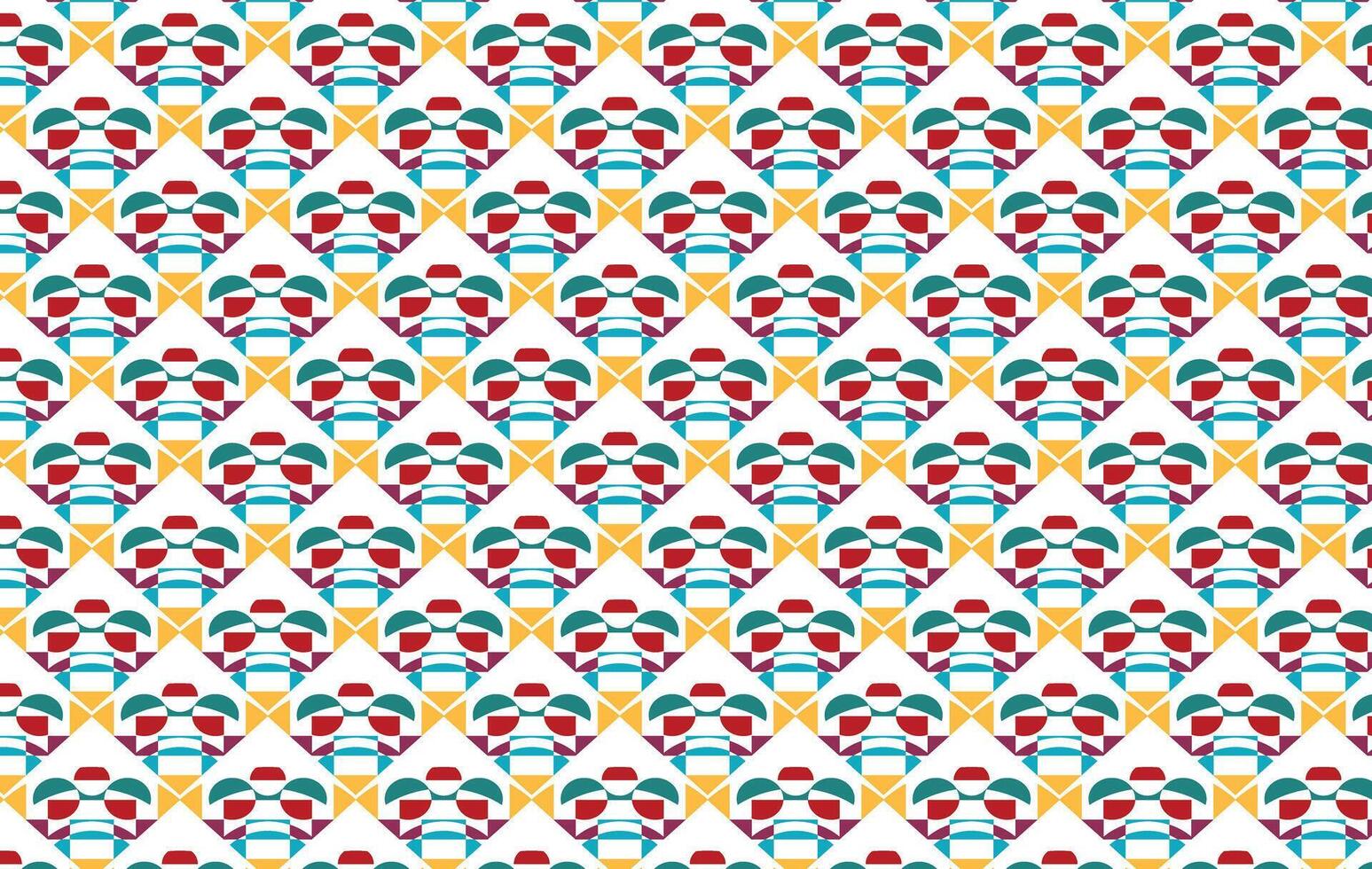 Dense Colorful Seamless Pattern vector