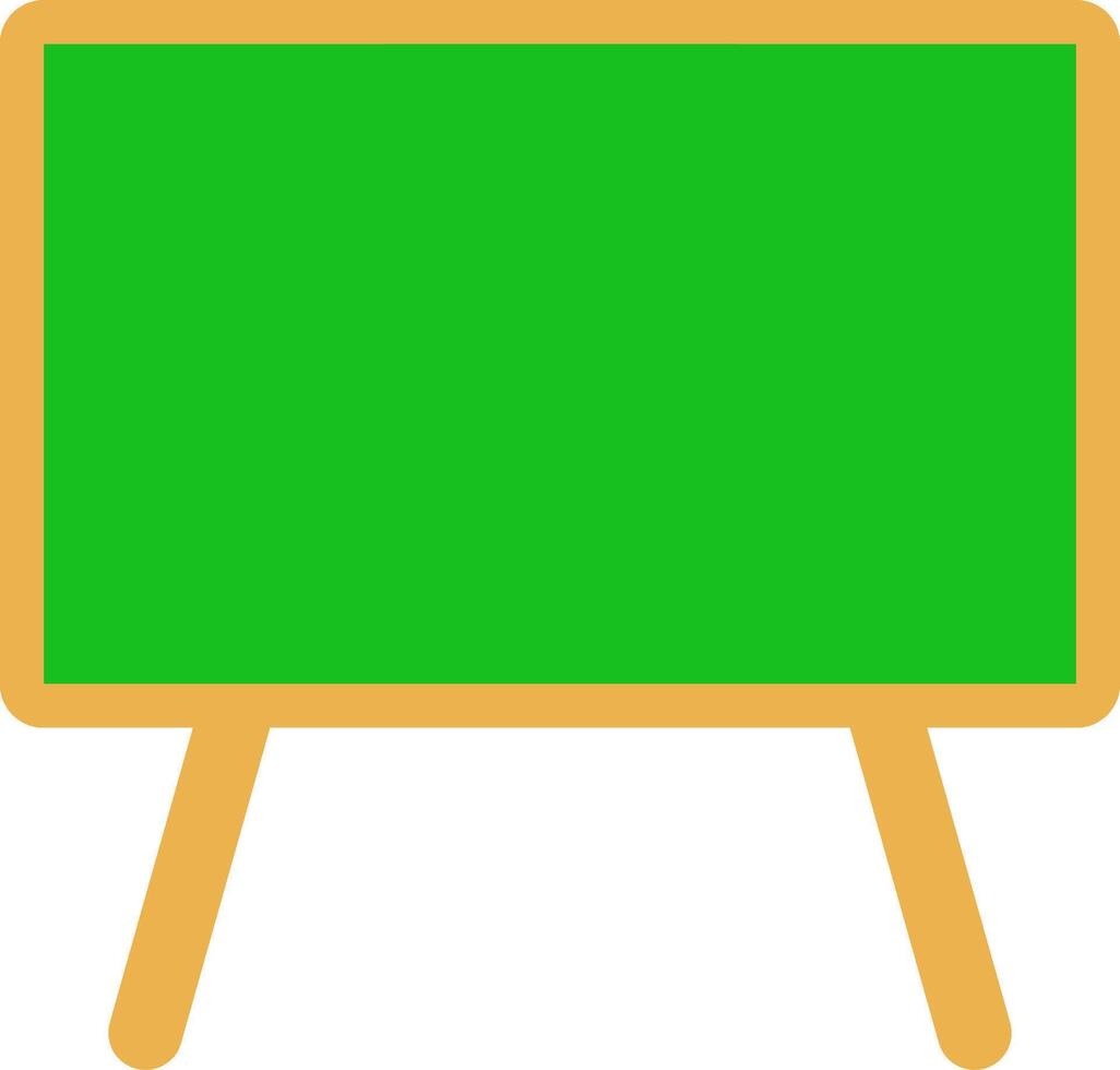 Green chalkboard with wooden frame isolated on white background. Rubbed out dirty chalkboard. Empty school chalkboard for classroom or restaurant menu. Template blackboard for design. vector