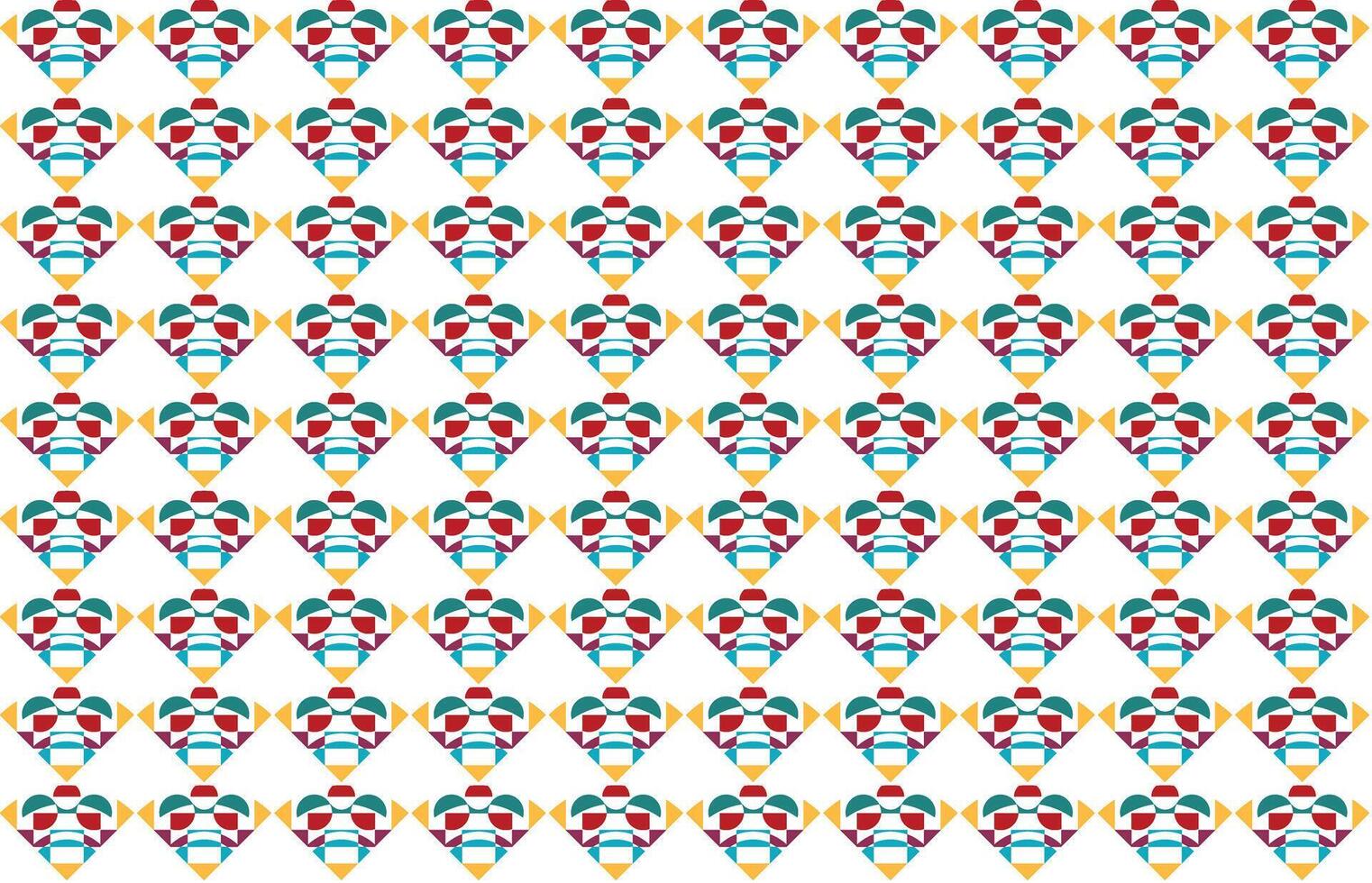 Minimal Seamless Colorful Pattern vector