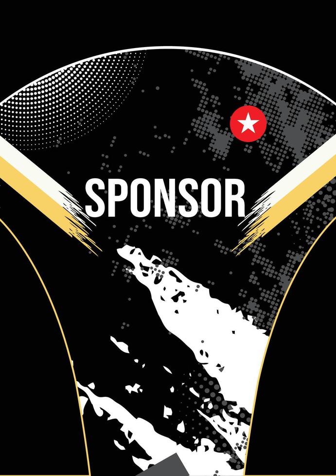 brush sublimation jersey shirt design vector