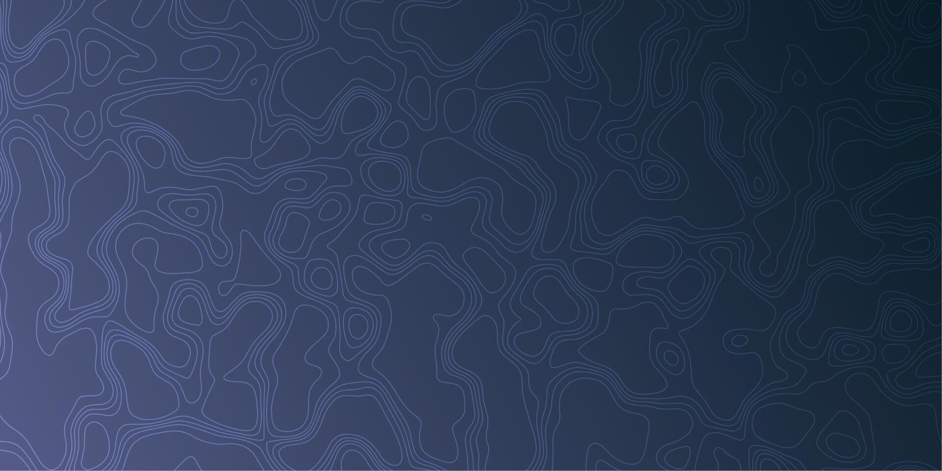 Abstract topographic background with smooth lines and dark tones for design purposes vector