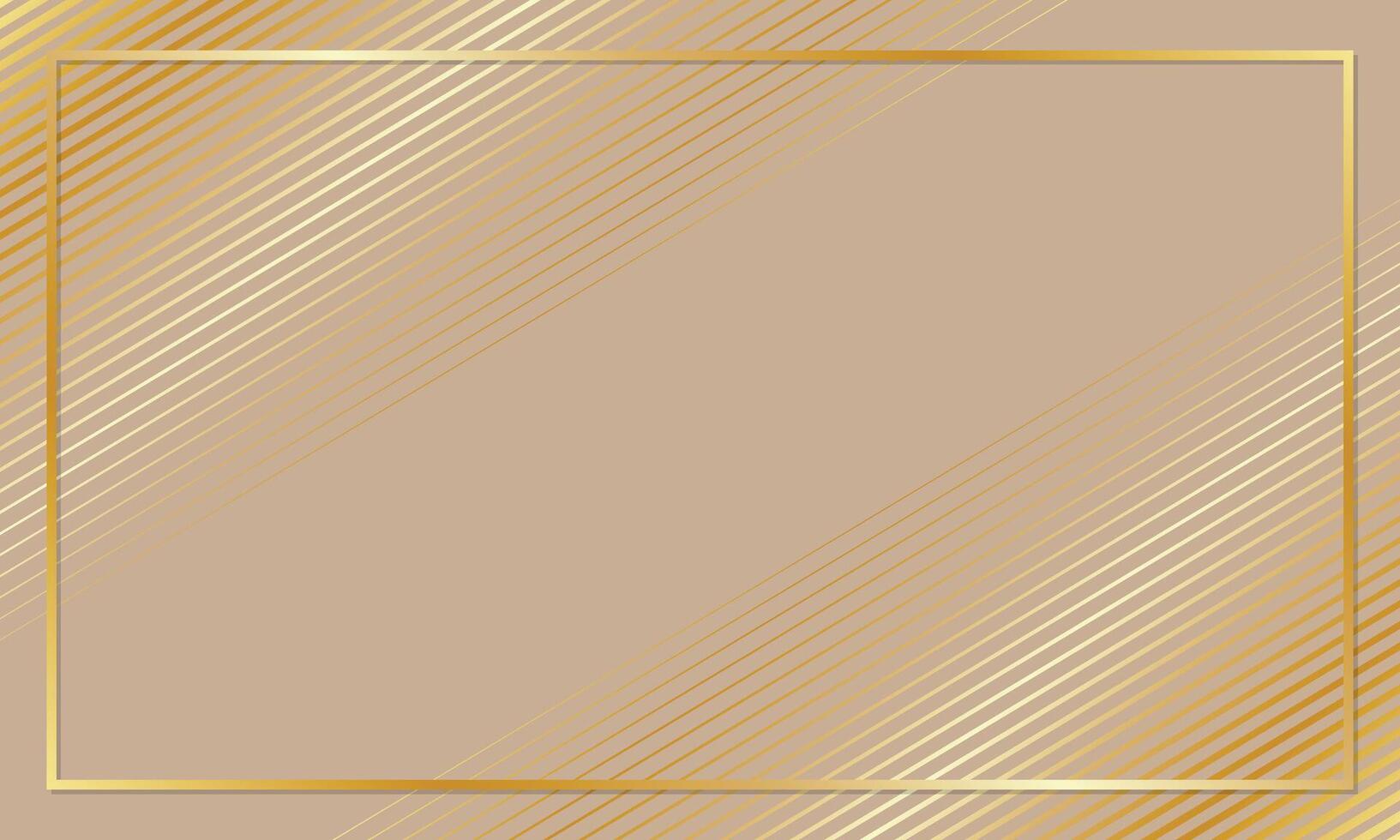 Abstract background low poly golden shaded lines with beige color background, blank space, empty wallpaper vector