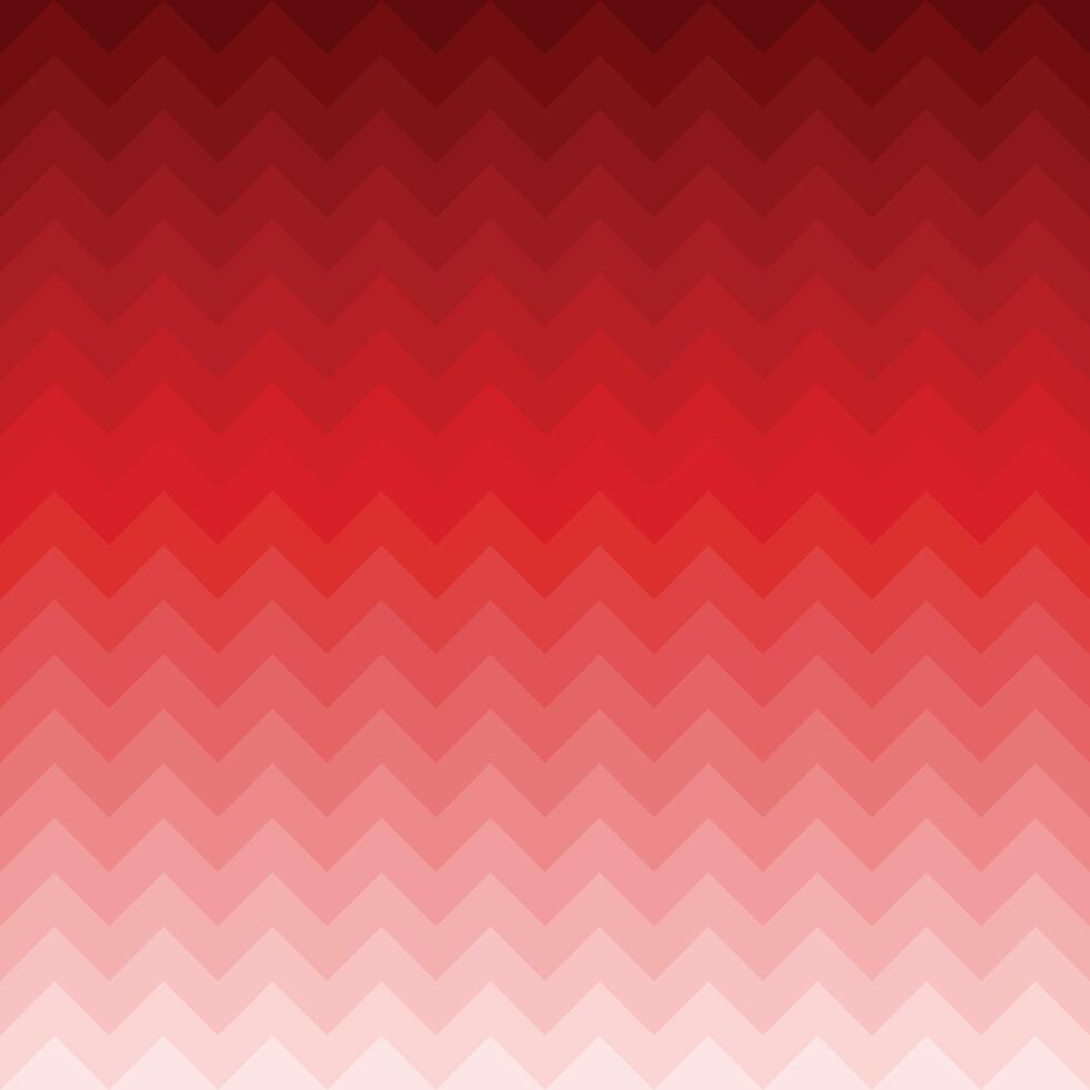 Red abstract gradient geometrical cube waves seamless pattern vector