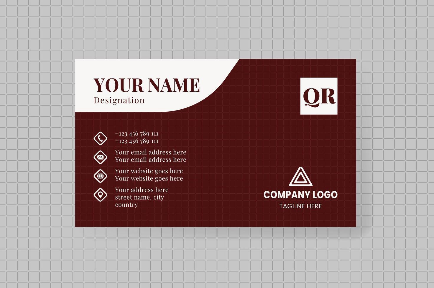 Elegant Business Card Design Template vector