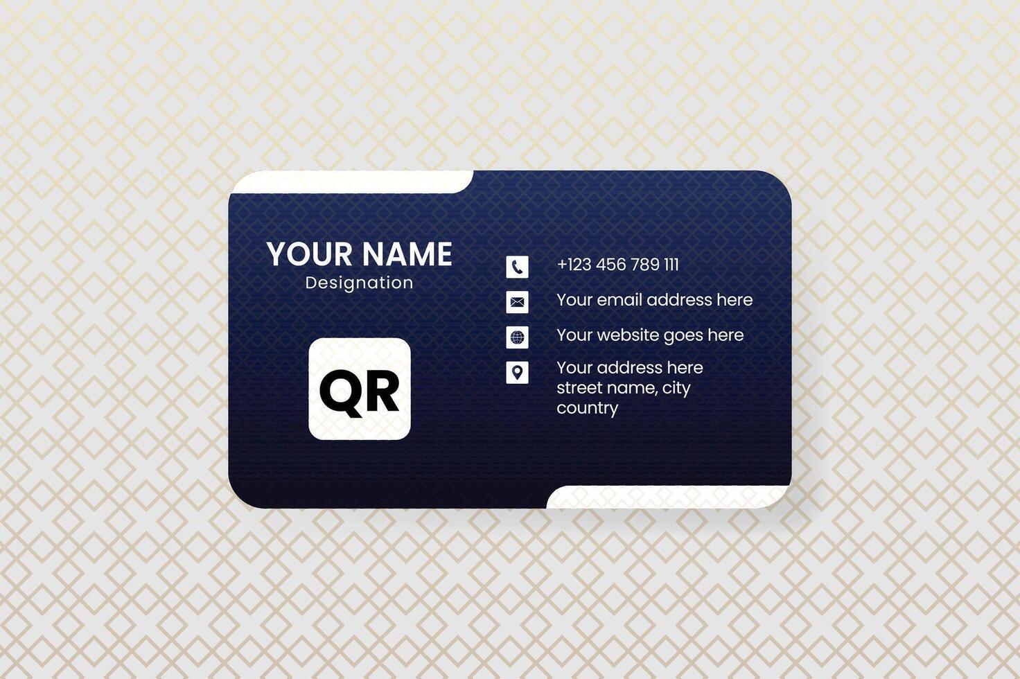 Luxury Modern Creative And Clean Business Card Design Template vector