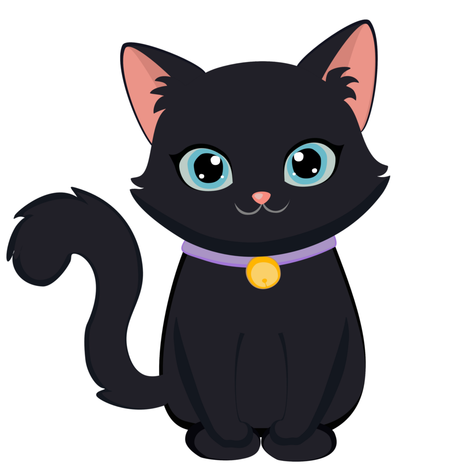 black cats in Halloween png