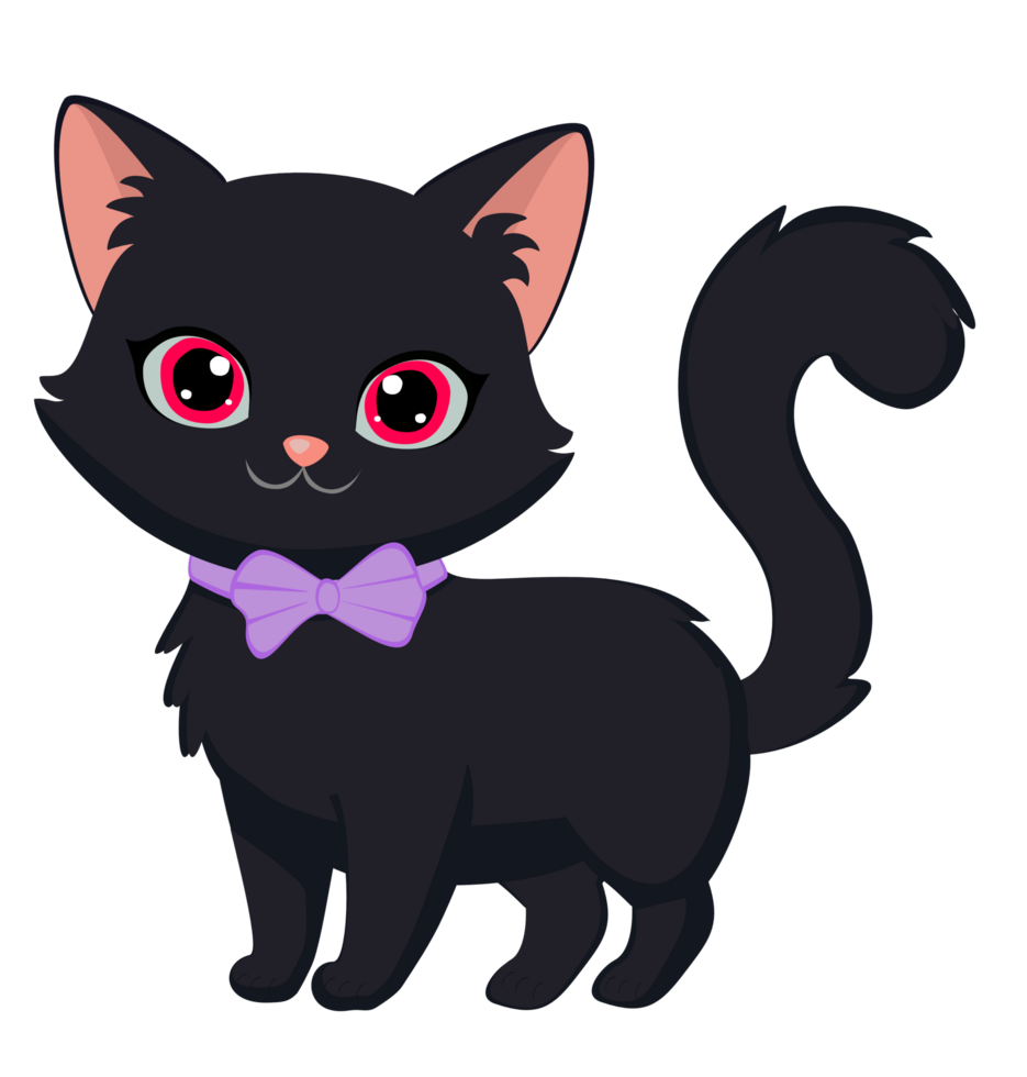 Cat with bow tie elegant look, perfect for party theme. png