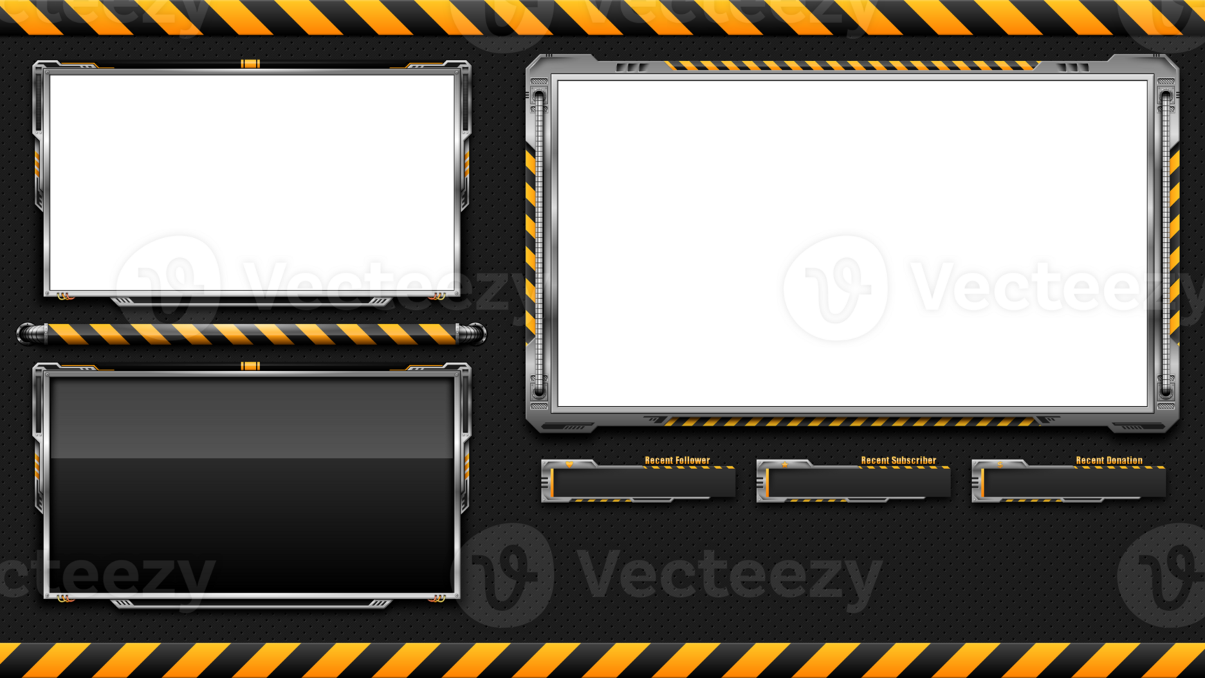 Hazard Zone - 4K Overlay - Industrial Design png