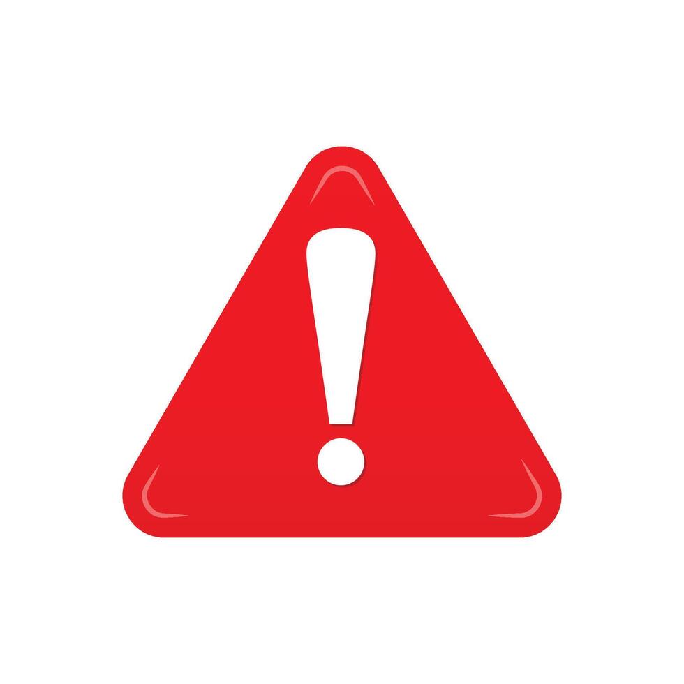 attention and Warning sign design vector