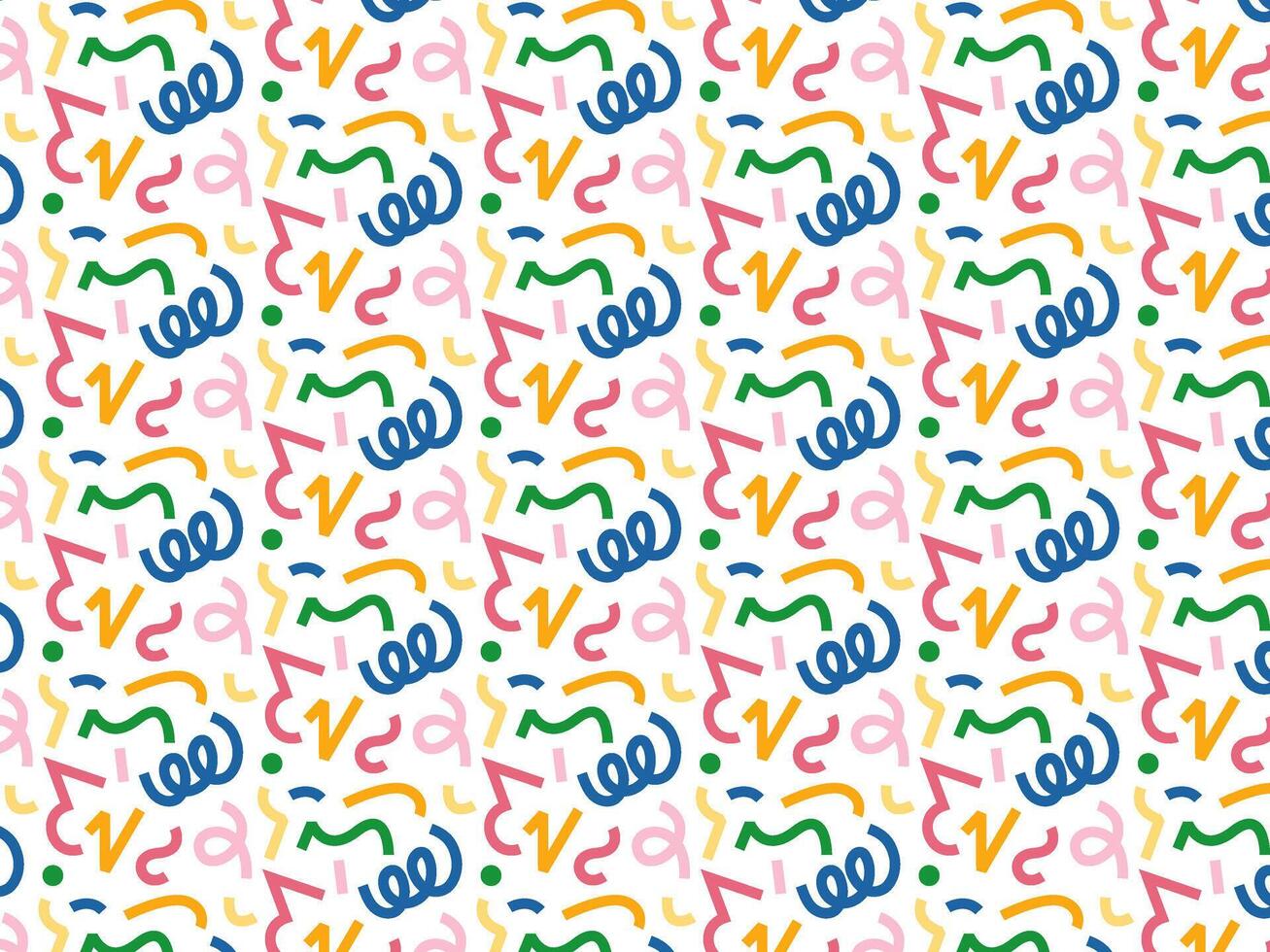 Colorful abstract design pattern vector