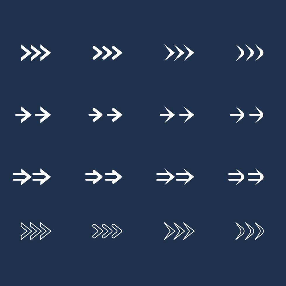 Arrows modern white set icons, Arrow collection cursor. . Arrow collection. Collection different arrow signs. white arrows icons. vector
