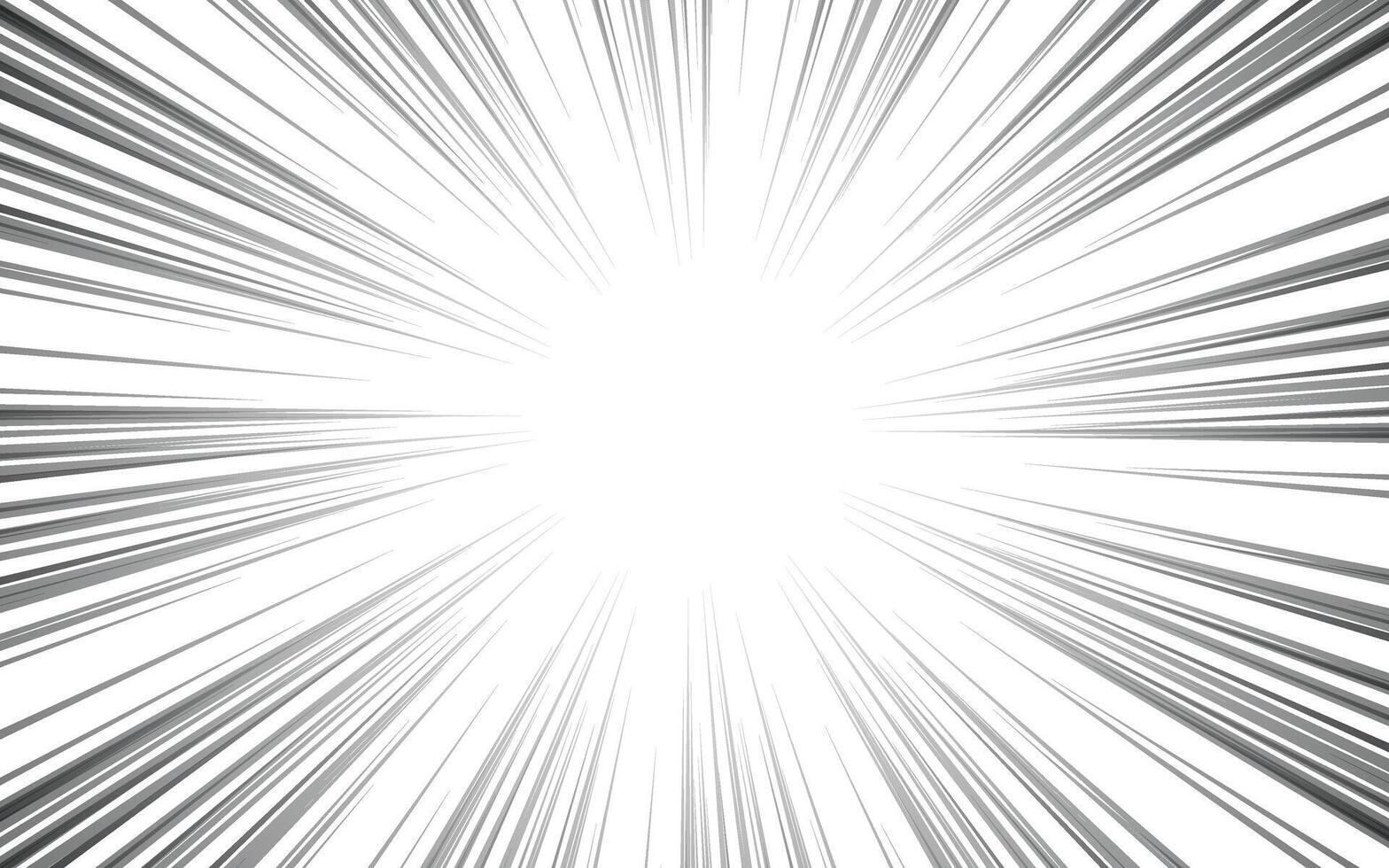 Fast exploding manga frames. Fast anime lines. Shattered zoom effect for comic books. vector