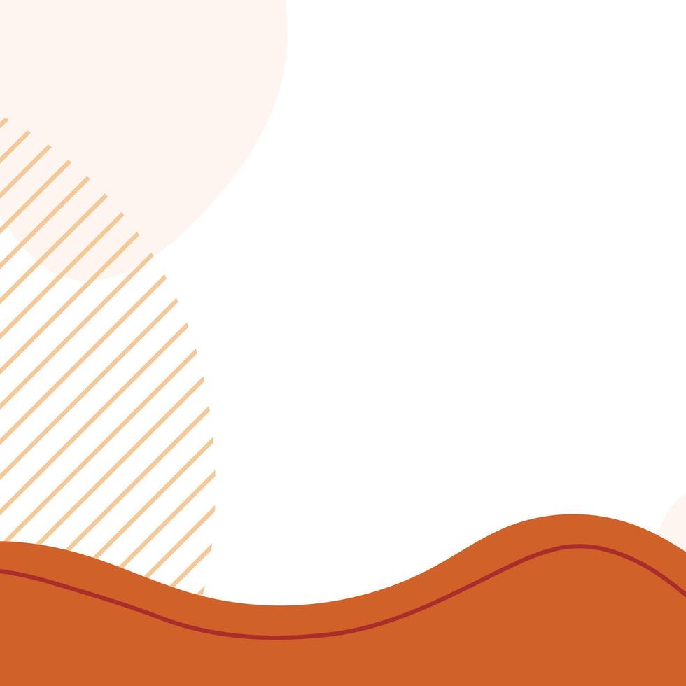 Modern Abstract Liquid Shapes Background in Orange Tones vector