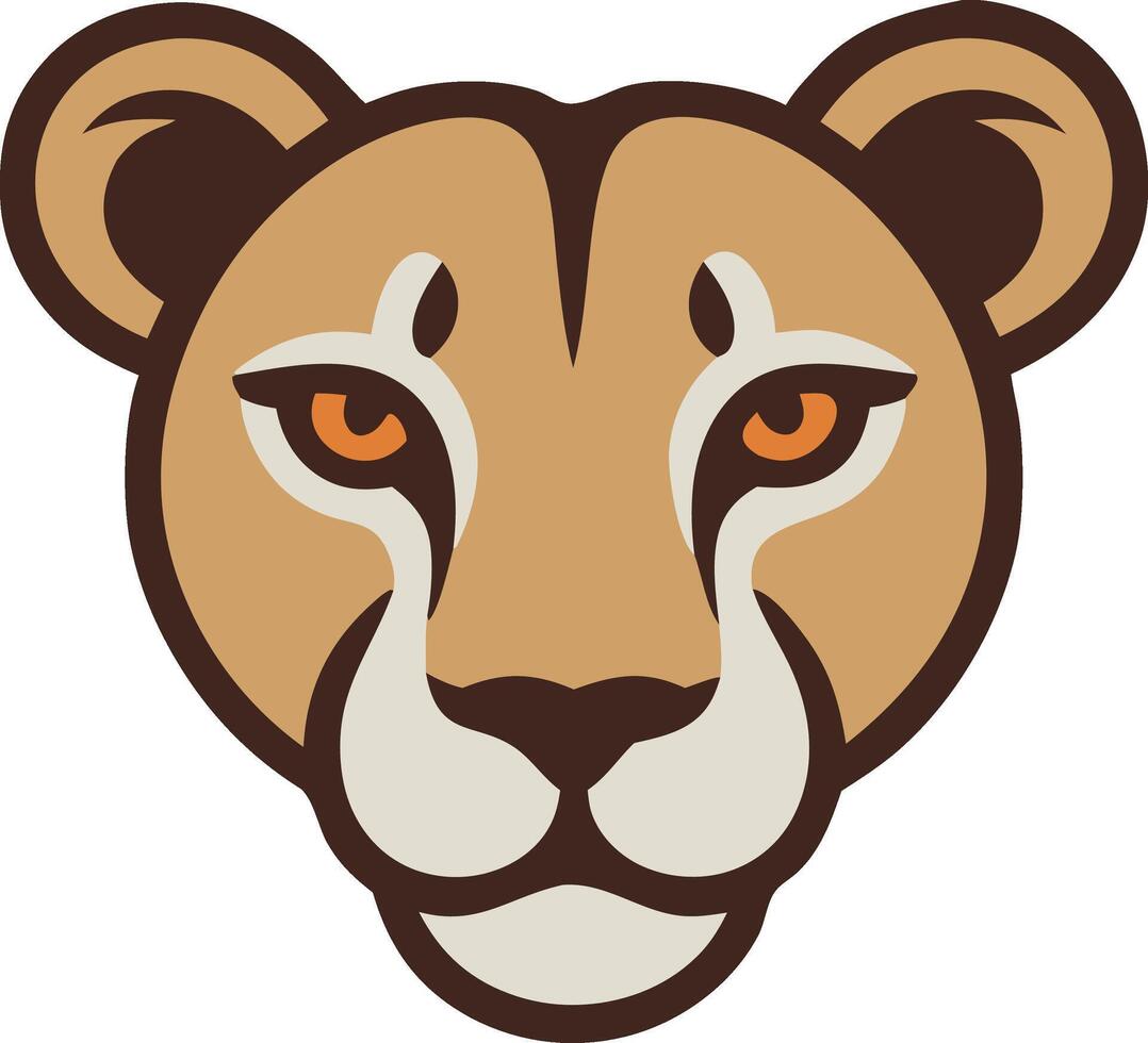Powerful Leopard Head Vectors Logos