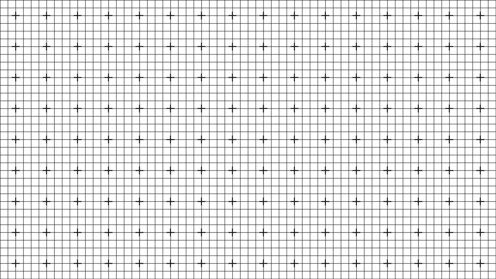 Dense engineering grid with cross points on seamless white background minimal structure layout for precision drawing scientific blueprint mathematics paper schematic background diagram. vector