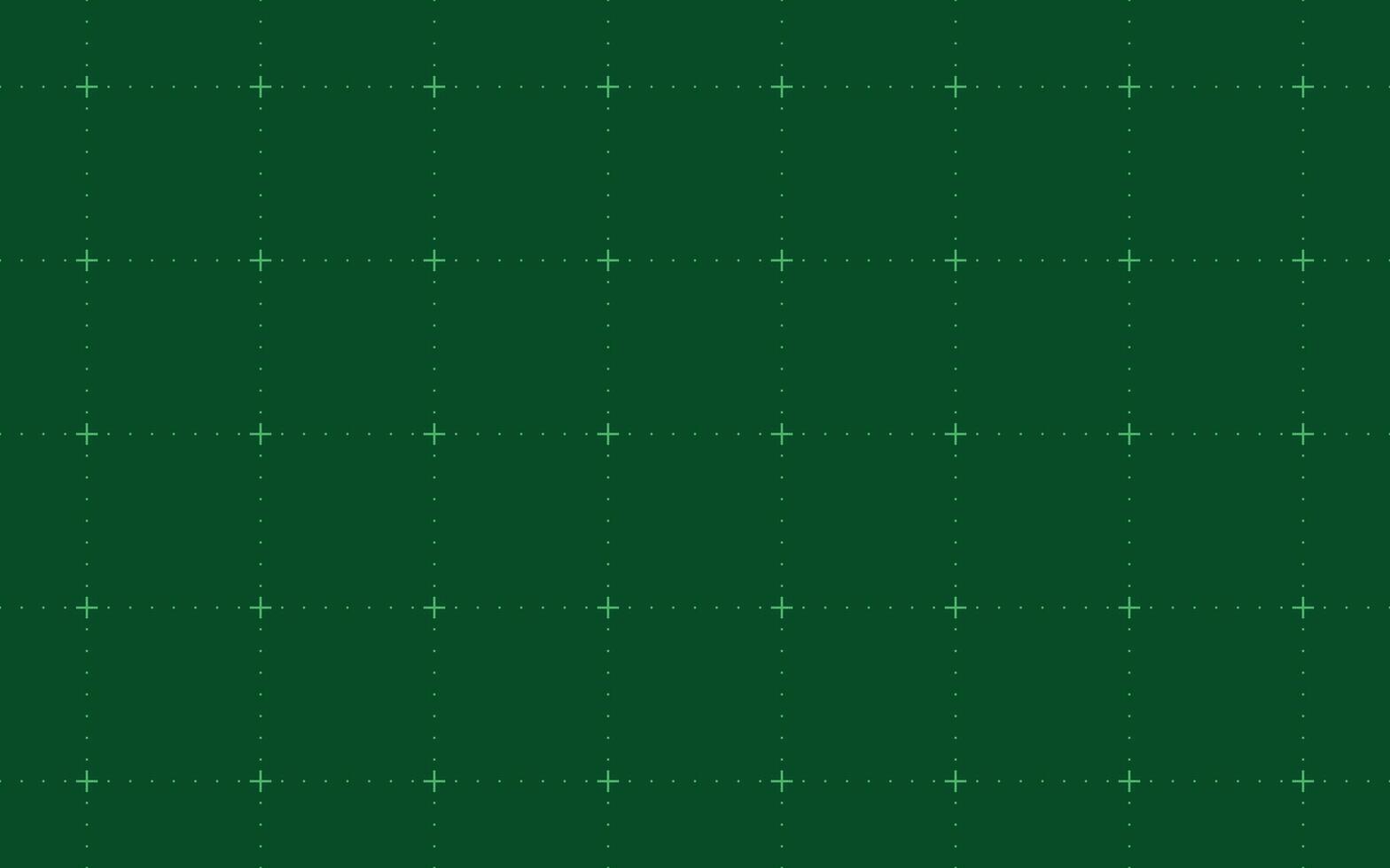 Dark green grid with dotted lines seamless background plus signs tech pattern abstract digital surface futuristic layout structure geometric design wallpaper vector
