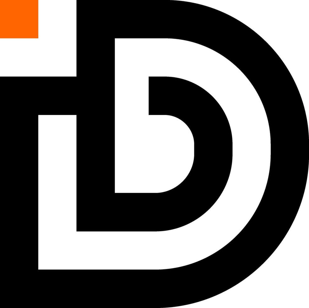 initial id logo design vector
