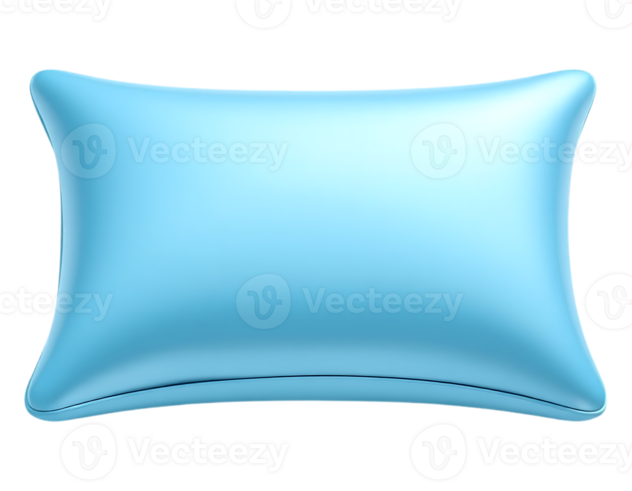 A Light Blue, Soft, and Comfortable Pillow png