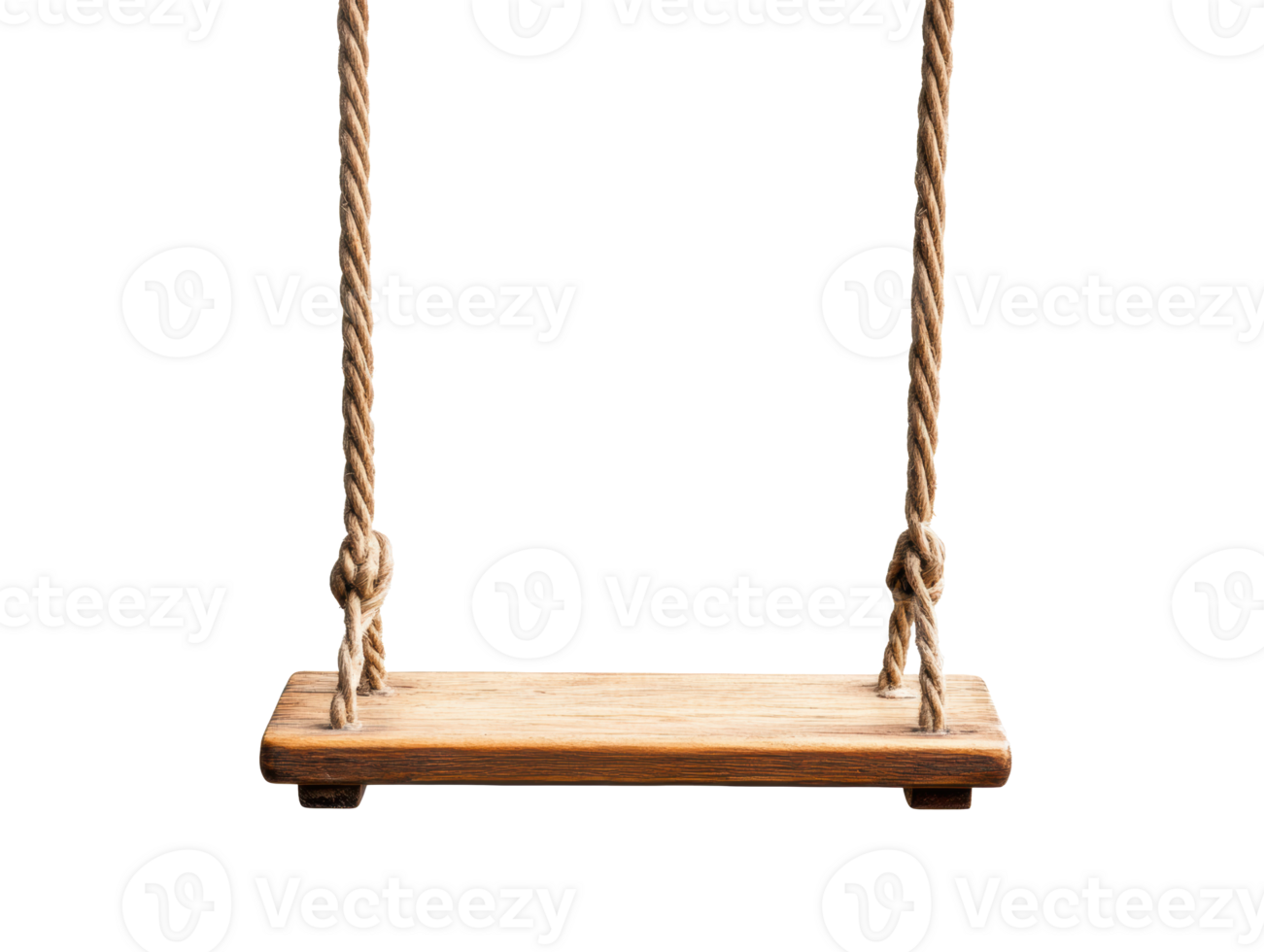Wooden swing design for outdoor activities and children's play png