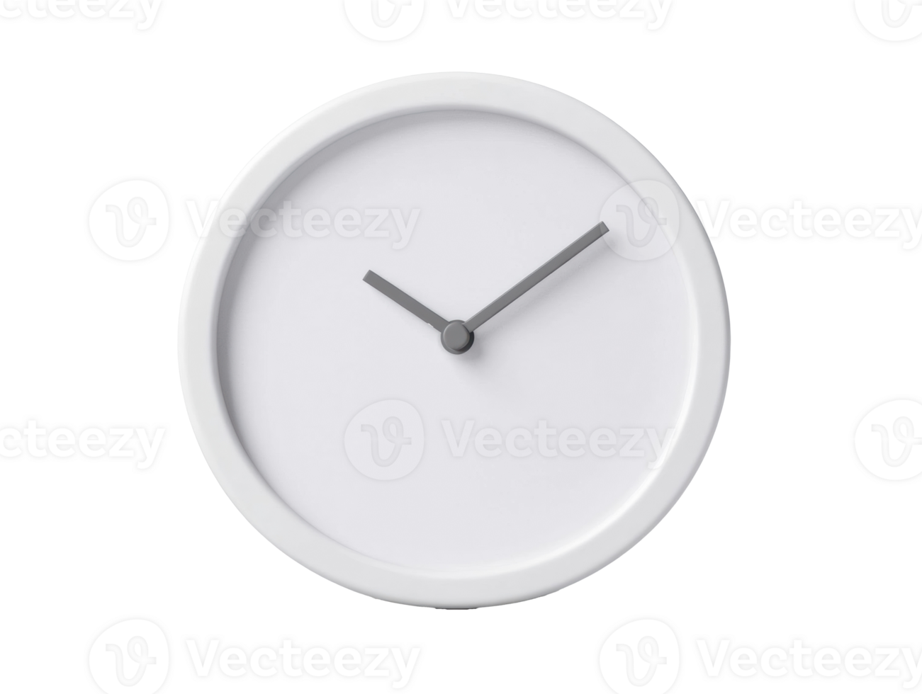 Minimalist wall clock design for modern home decor, time management png