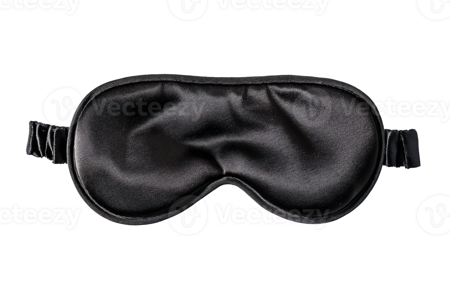 Soft black sleep mask for better sleep quality and relaxation png