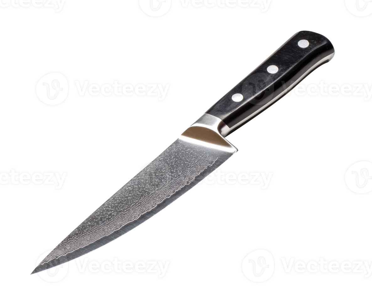 High quality kitchen knife with ergonomic handle for culinary tasks png
