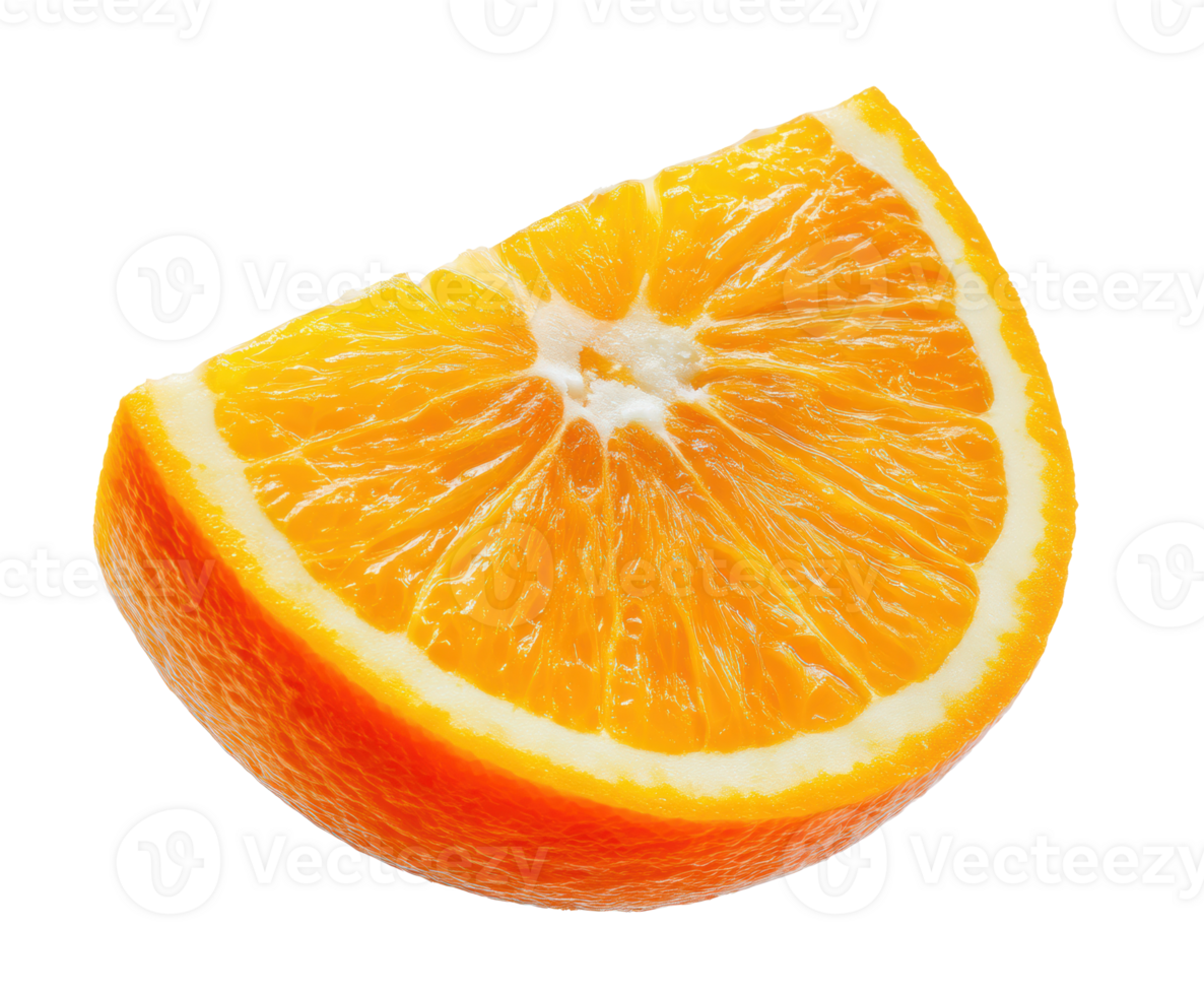 Fresh orange slice perfect for healthy snacks and recipes png