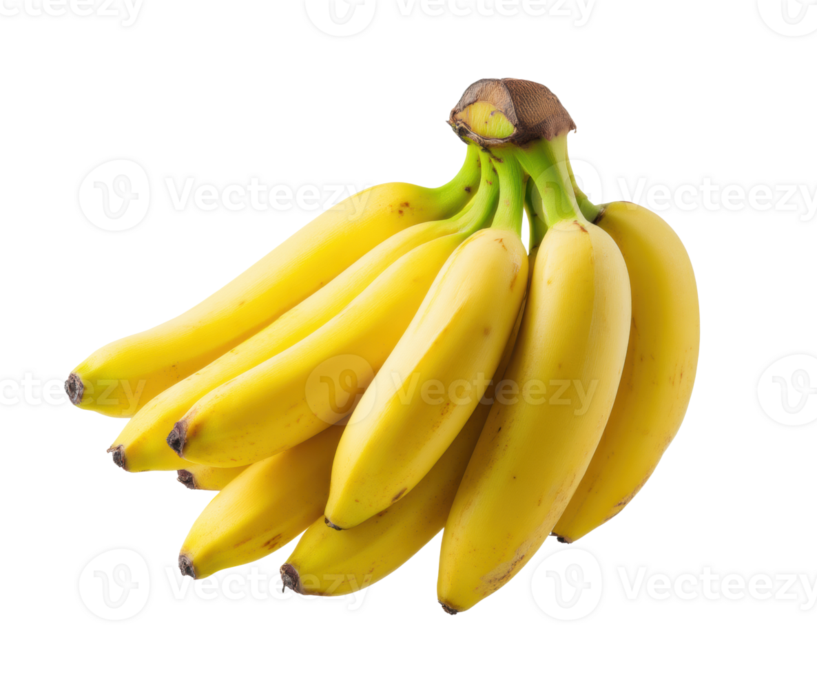 Fresh and ripe bananas for healthy eating and smoothie recipes png