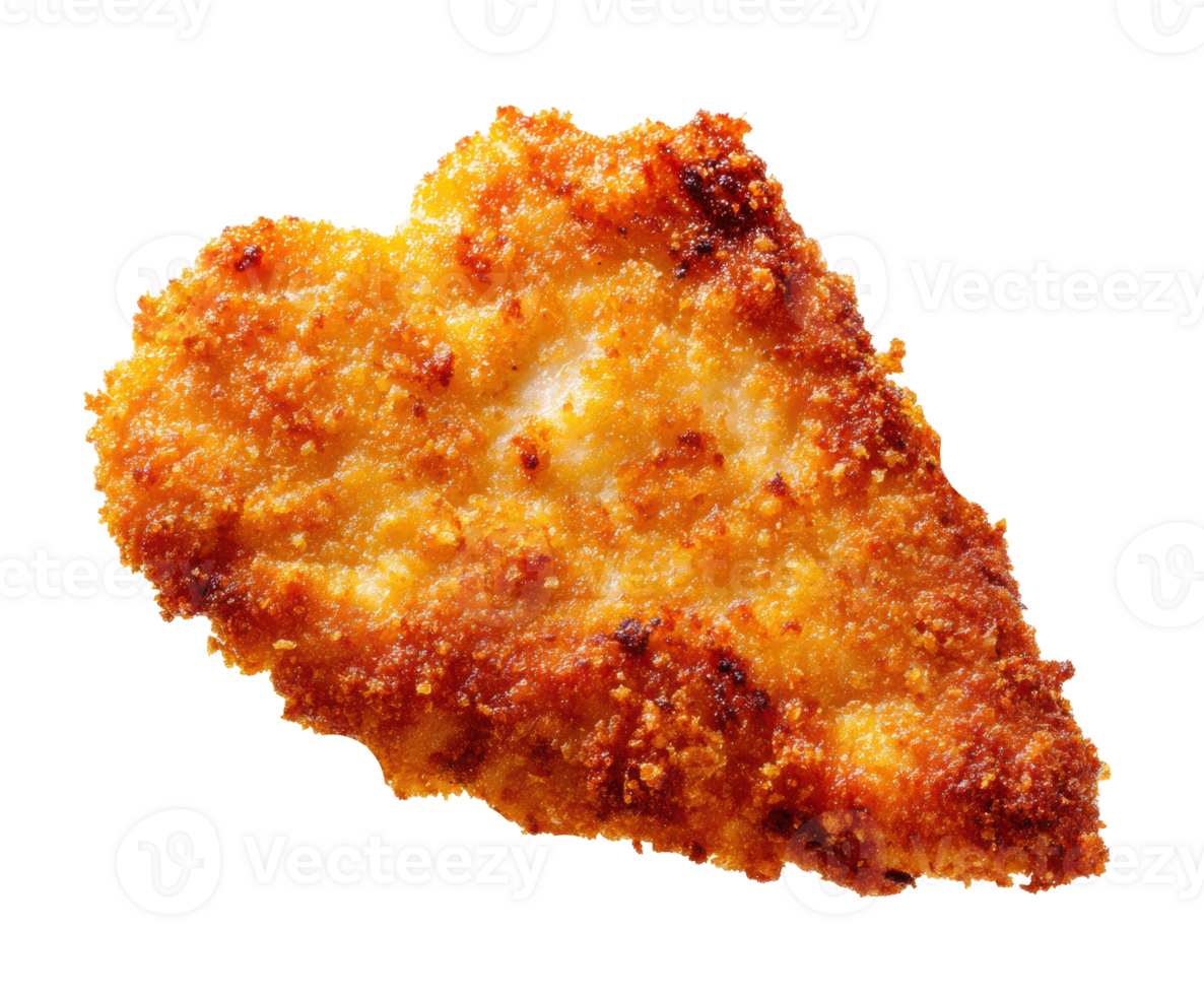 Heart-shaped crispy chicken nugget for fun meals png