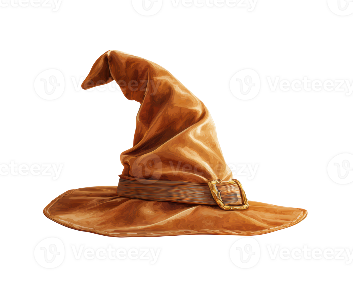 Distinctive wizard hat for fantasy adventures and costume design png