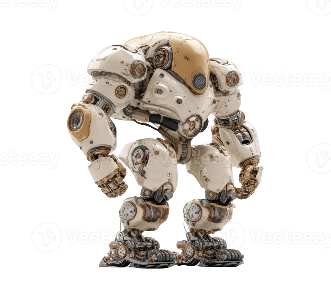 Futuristic robot design for technology enthusiasts in digital art png