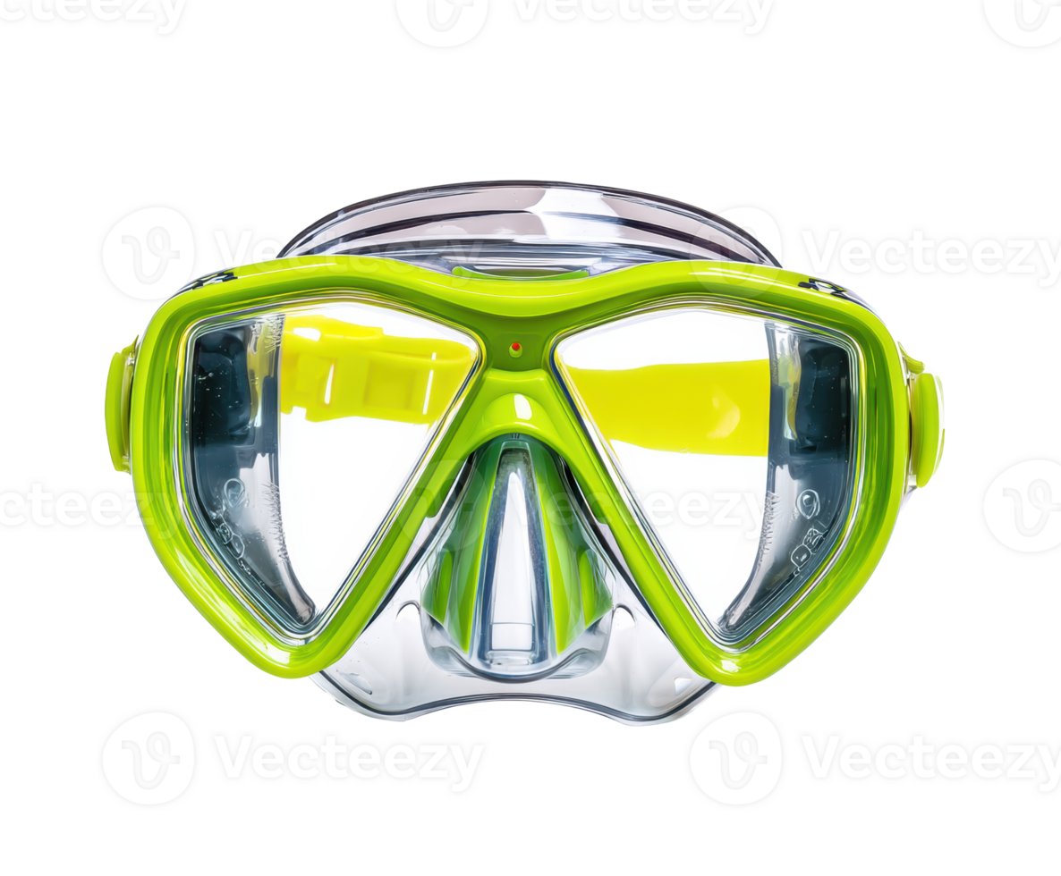 Bright snorkeling mask for water adventures and underwater exploration png