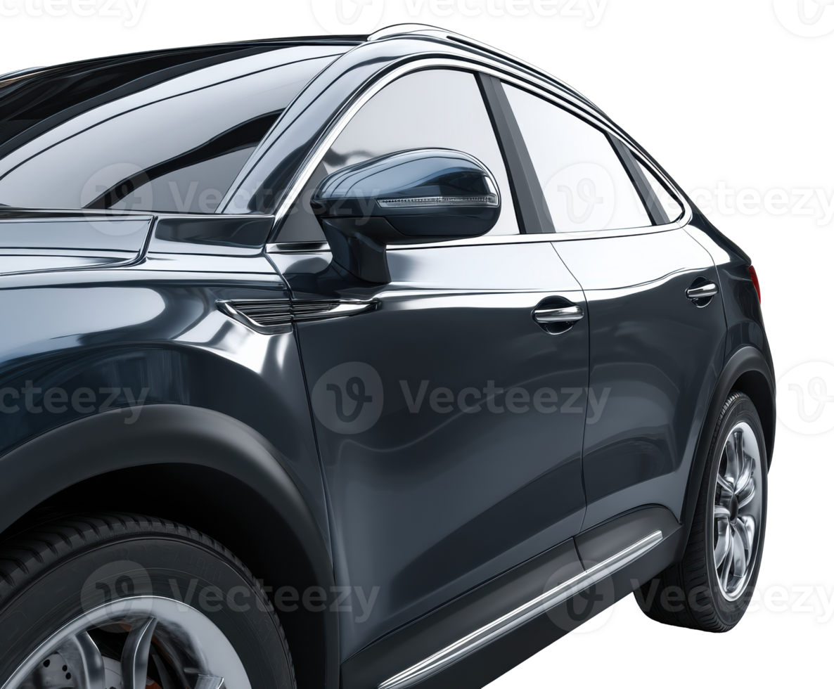 Modern luxury SUV parked in urban environment during daylight png