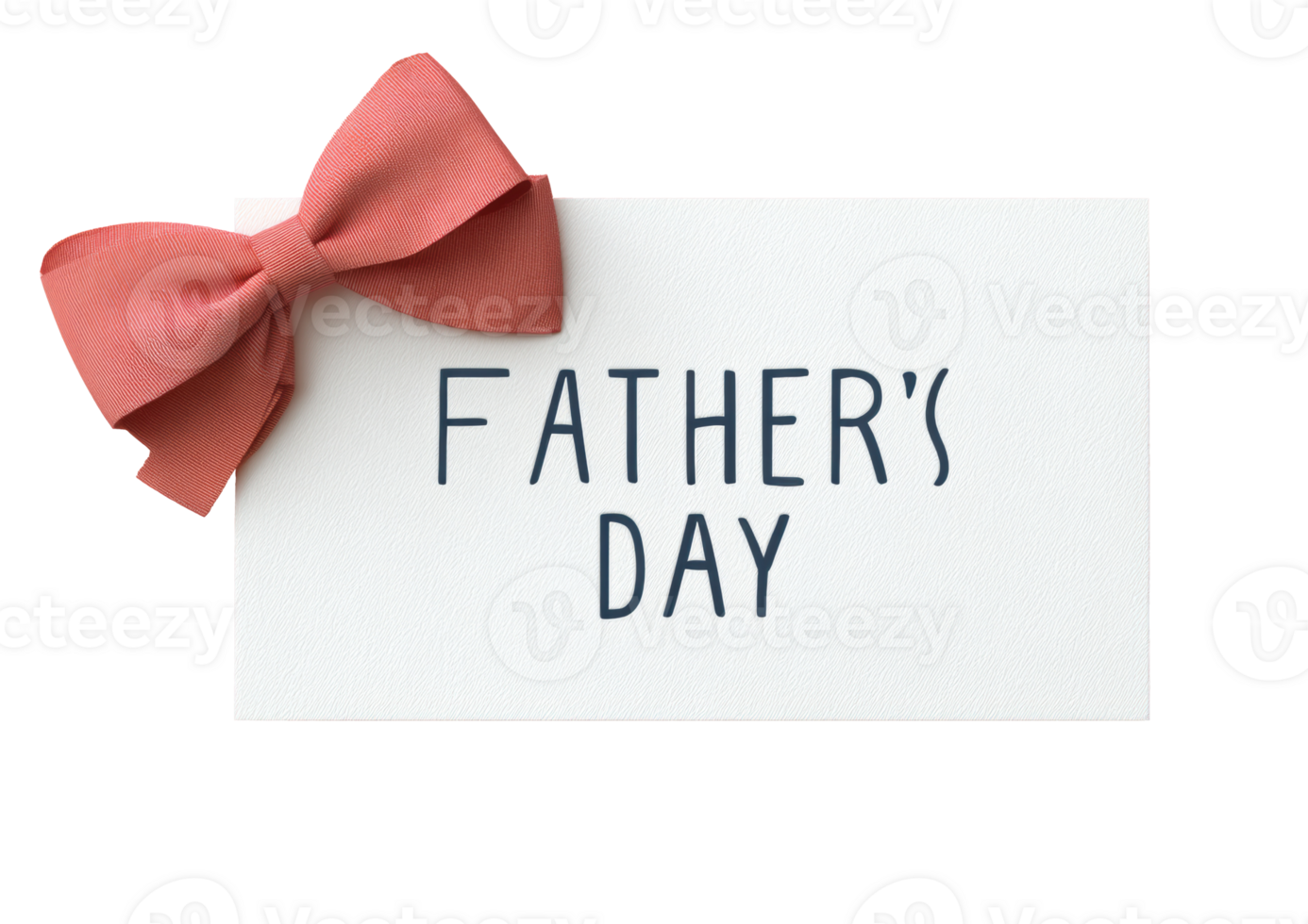 Celebrate father's day with a special card design featuring a bow png