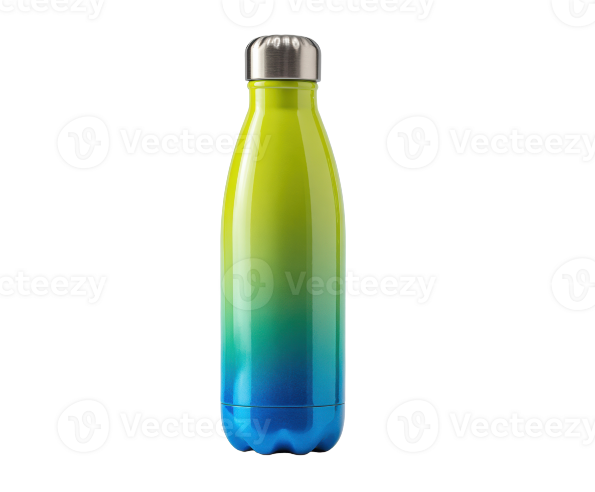Gradient reusable bottle for an eco-friendly lifestyle png