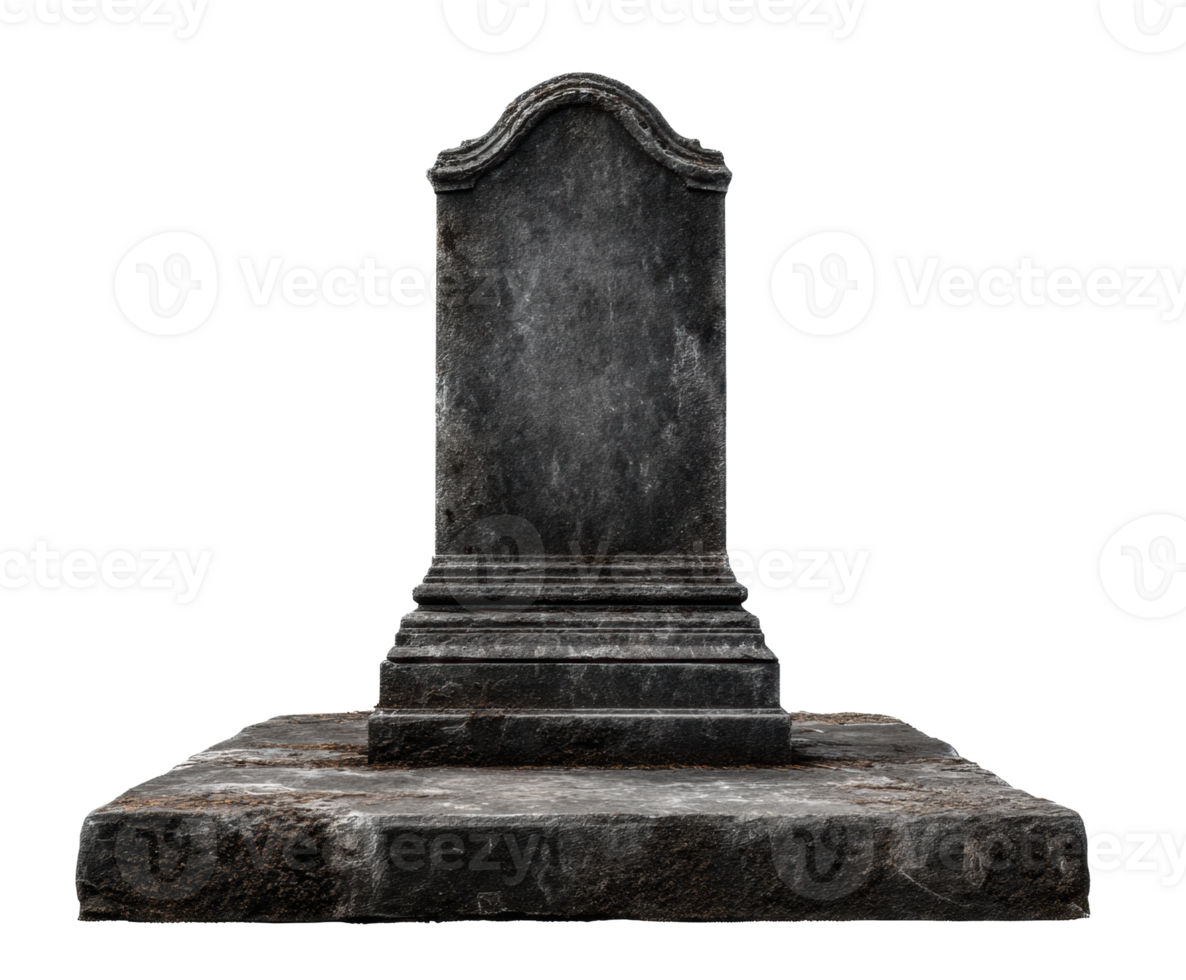Ancient tombstone design for memorials and historical significance png