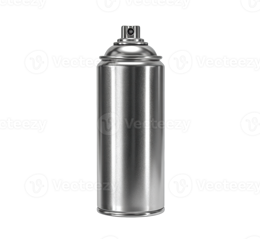Metallic spray can for artistic projects and home improvement tasks png