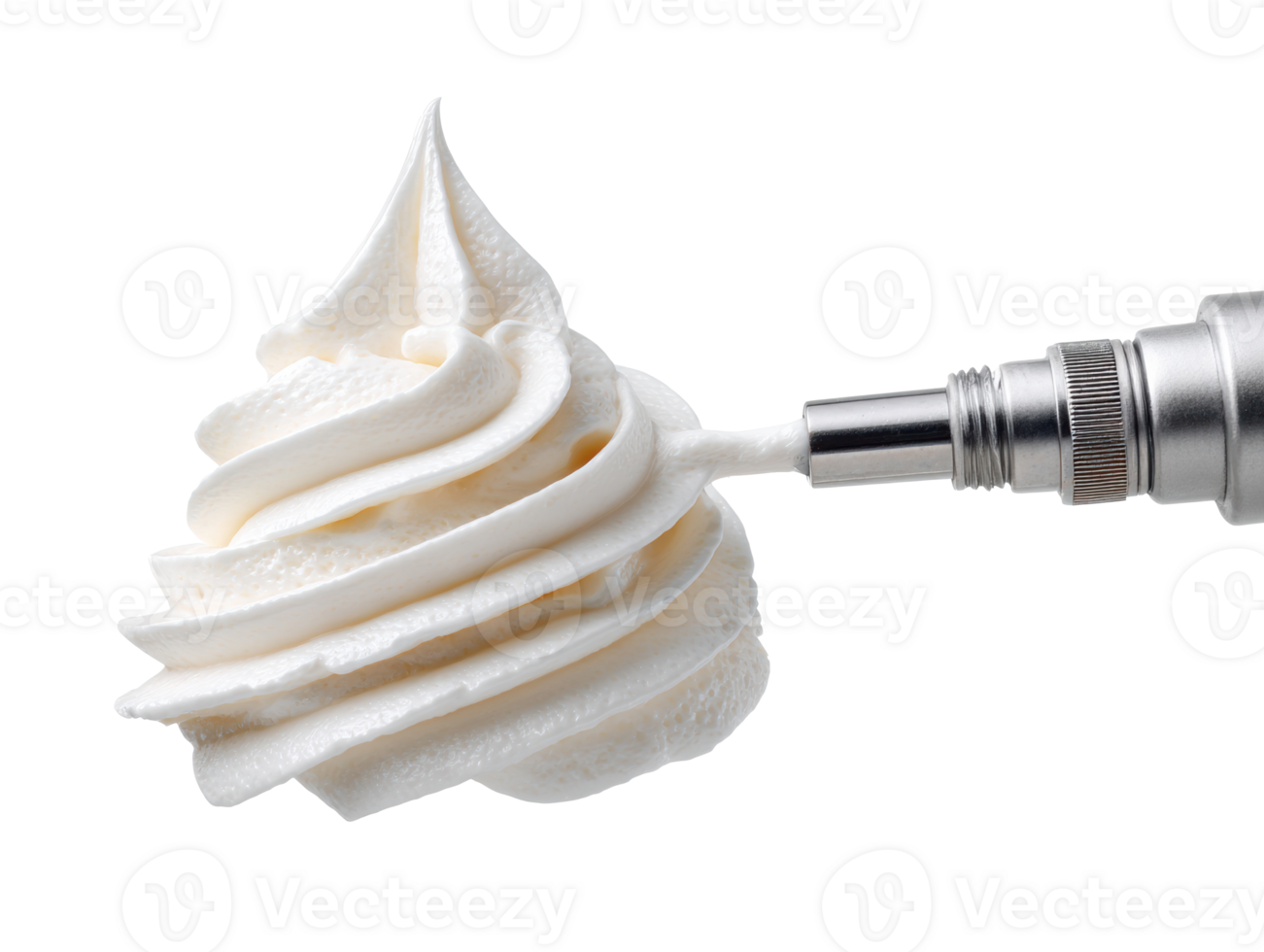Creamy dessert topping ready for serving on sweet treats png