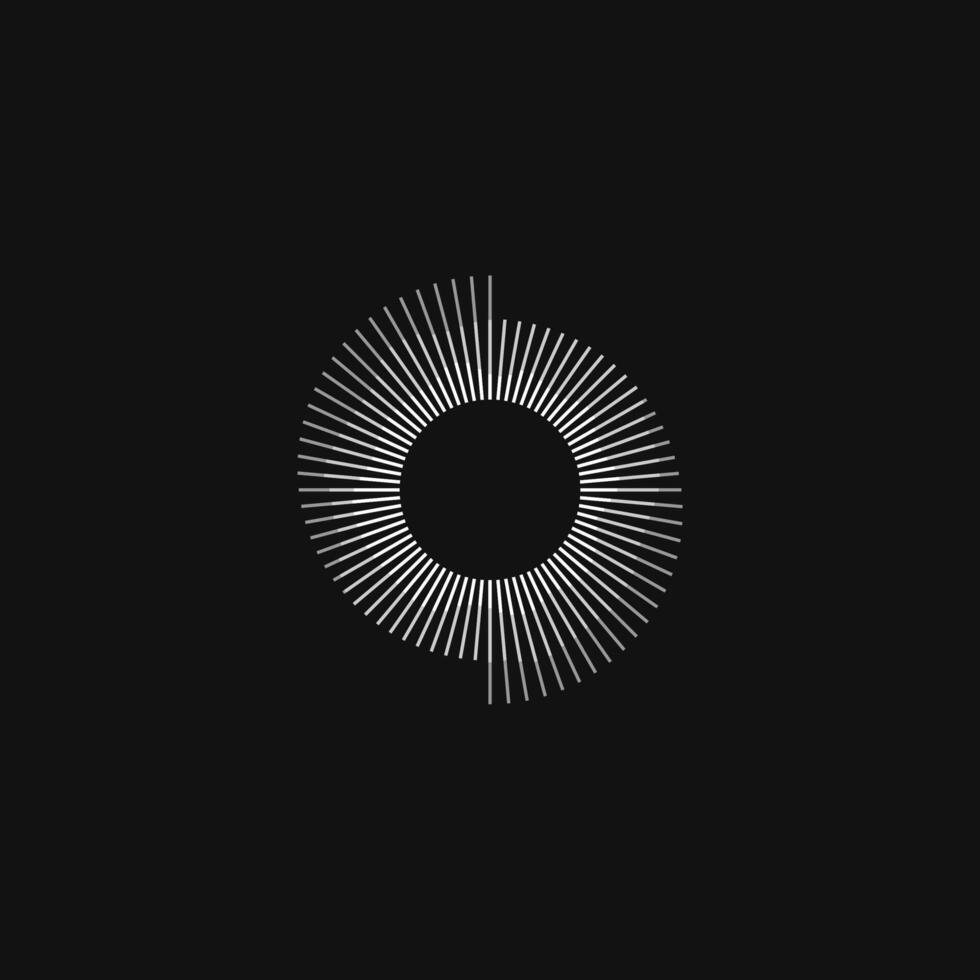 abstract letter S and sunlight logo concept vector