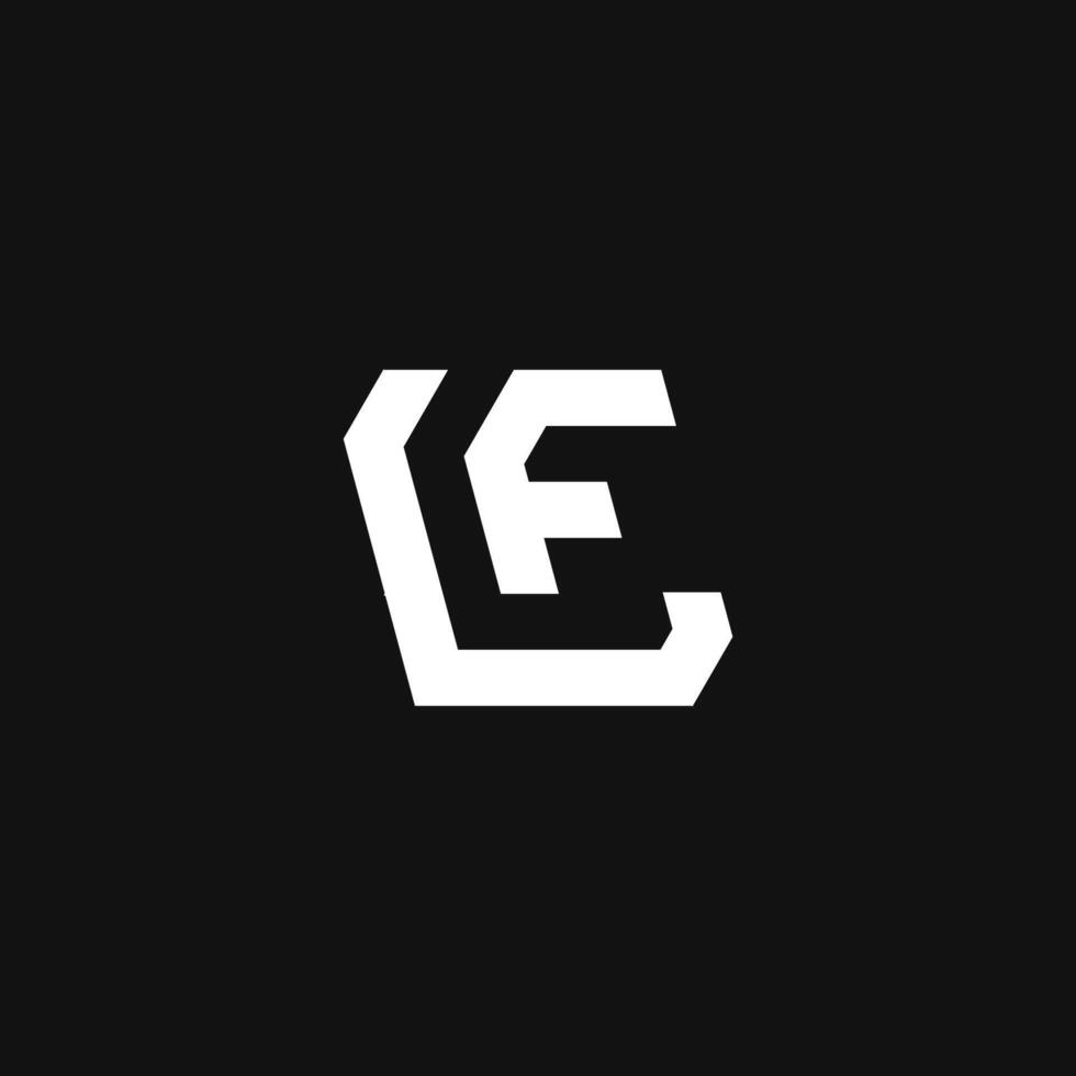 Letter CF and paper logo combination icon vector