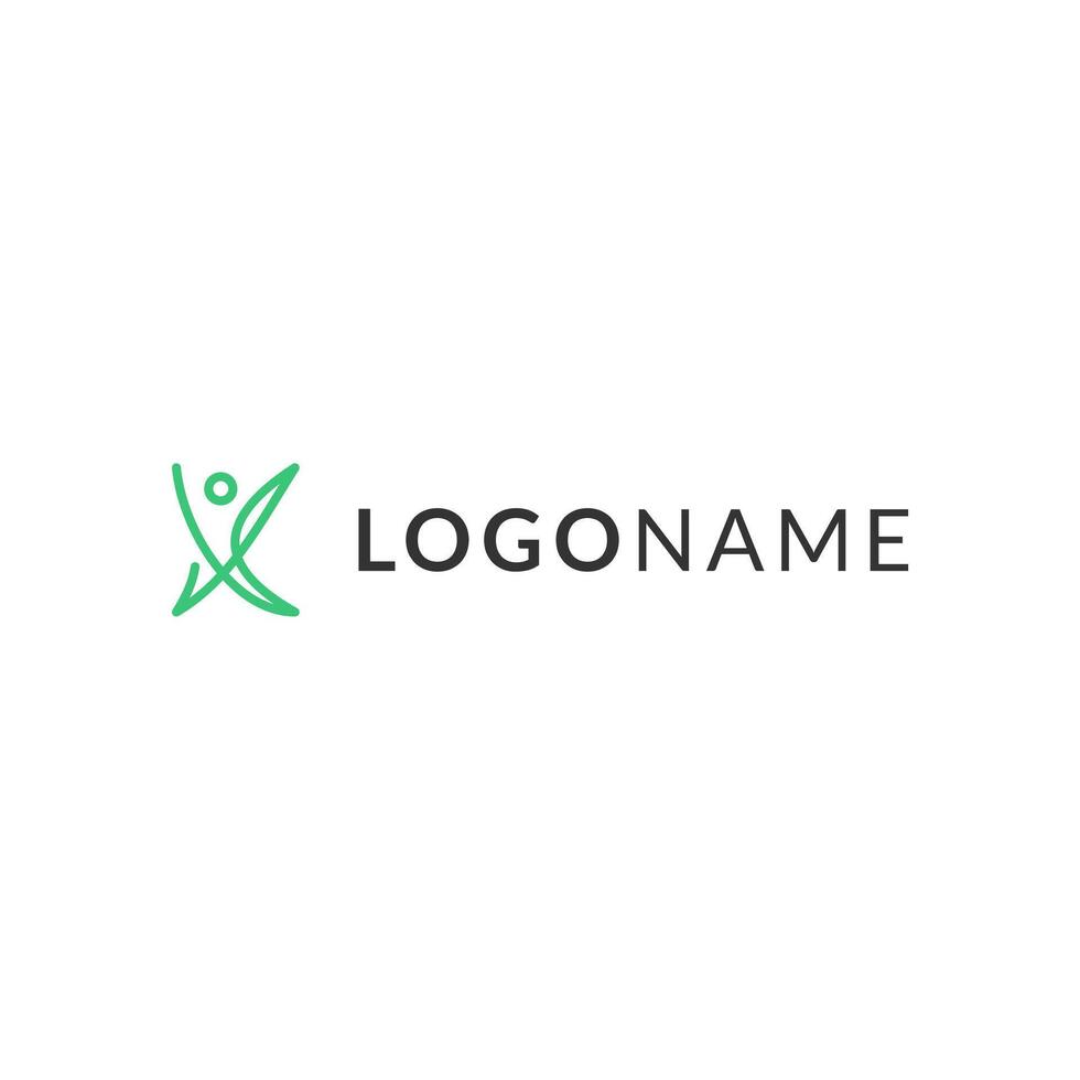 letter K and healthy logo combination vector